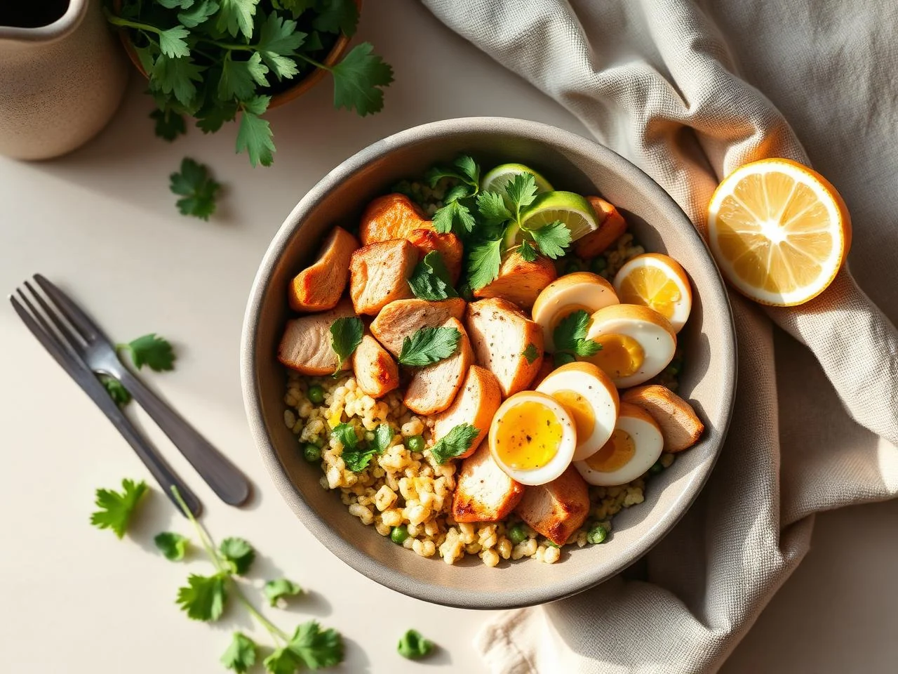 Thai Green Curry Chicken Bowl