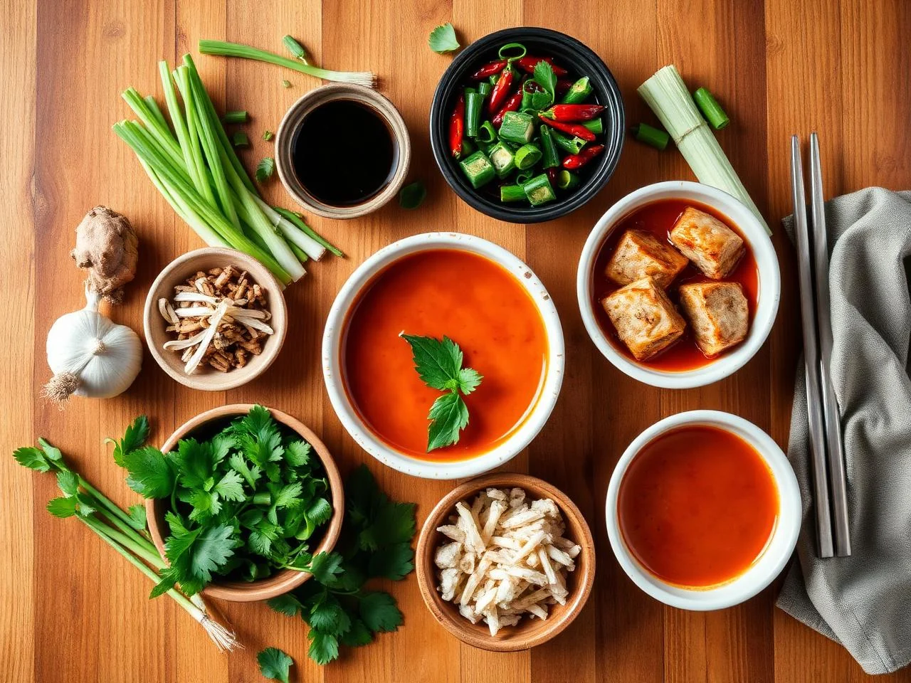 Ingredients for Thai Red Curry