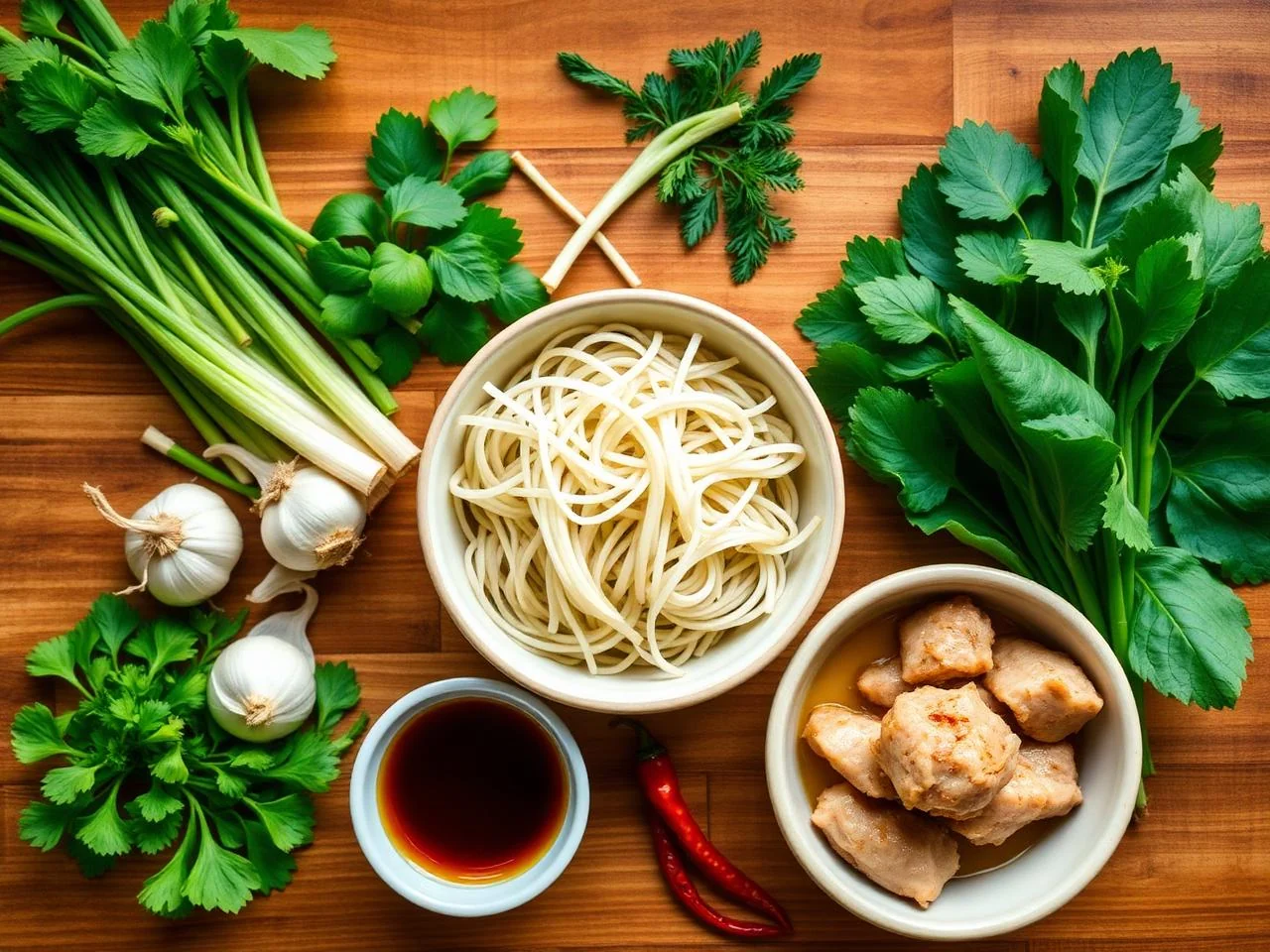 Ingredients for Thai Som Tam