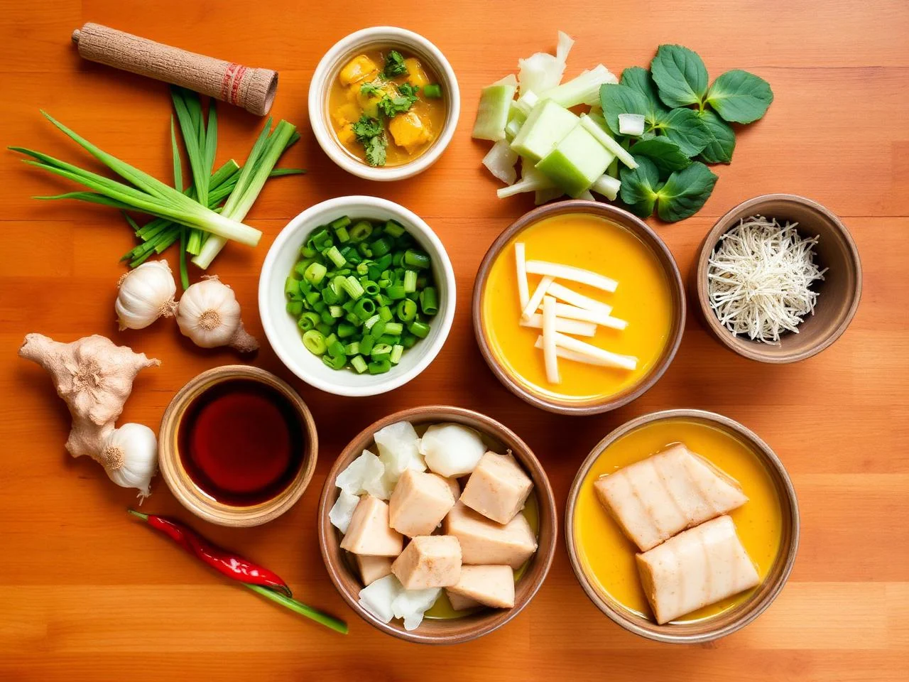 Ingredients for Thai Yellow Curry