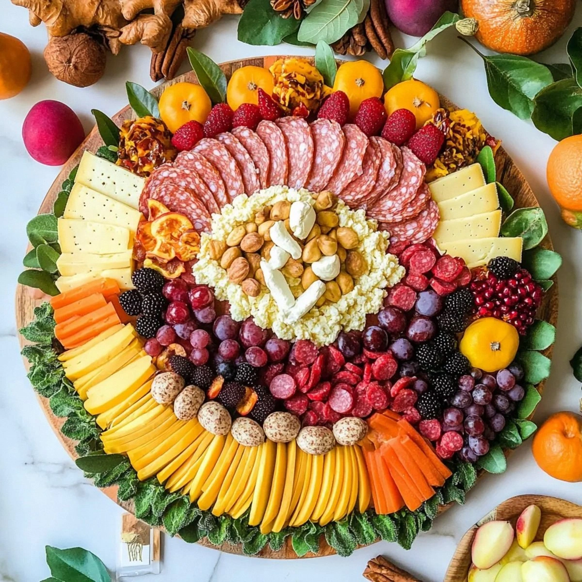 Thanksgiving Charcuterie Board: A Festive Turkey Delight