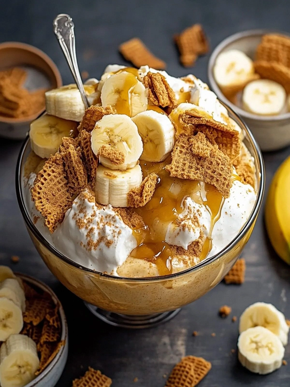 The Best Biscoff Banana Puddin
