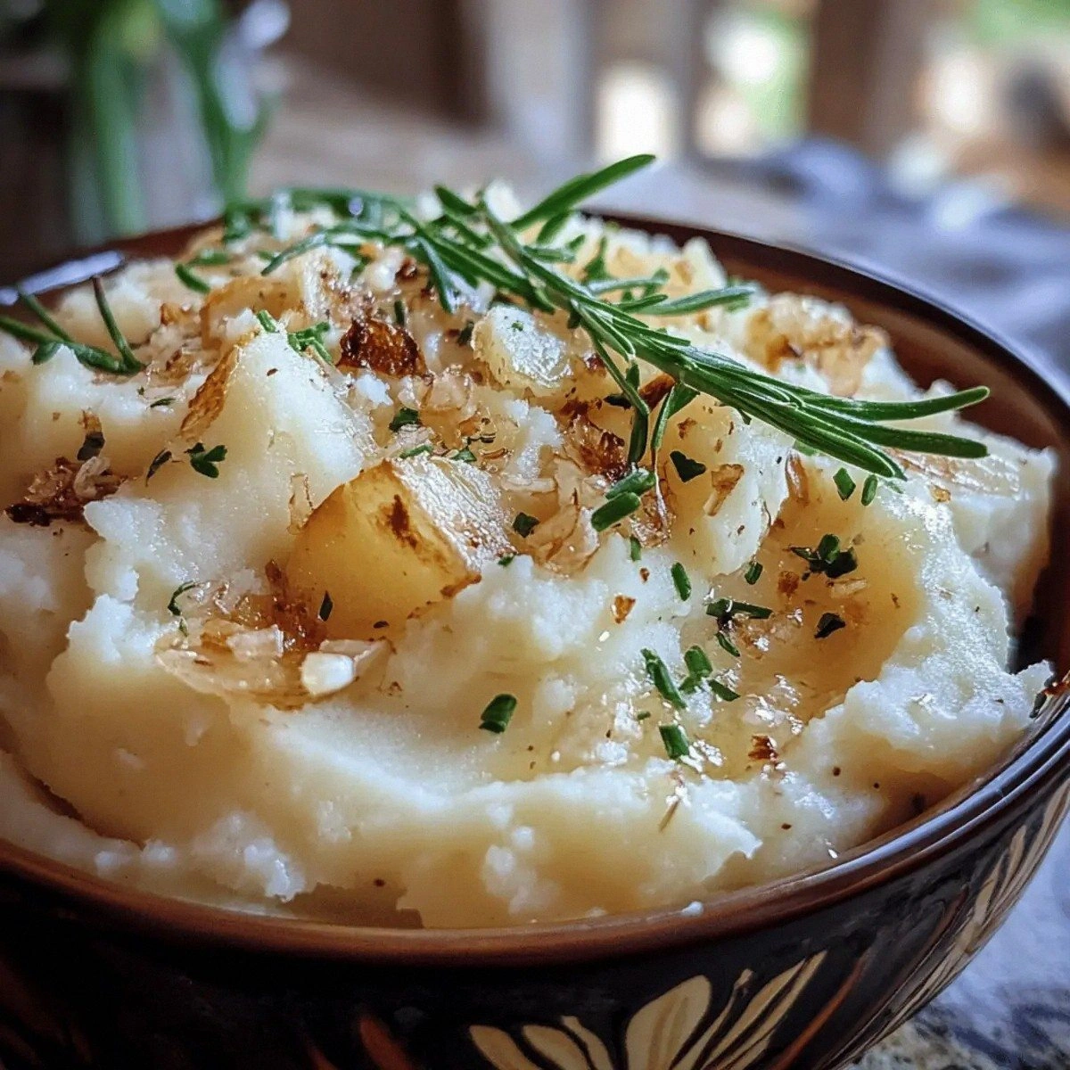 The Best Creamy Roasted Garlic