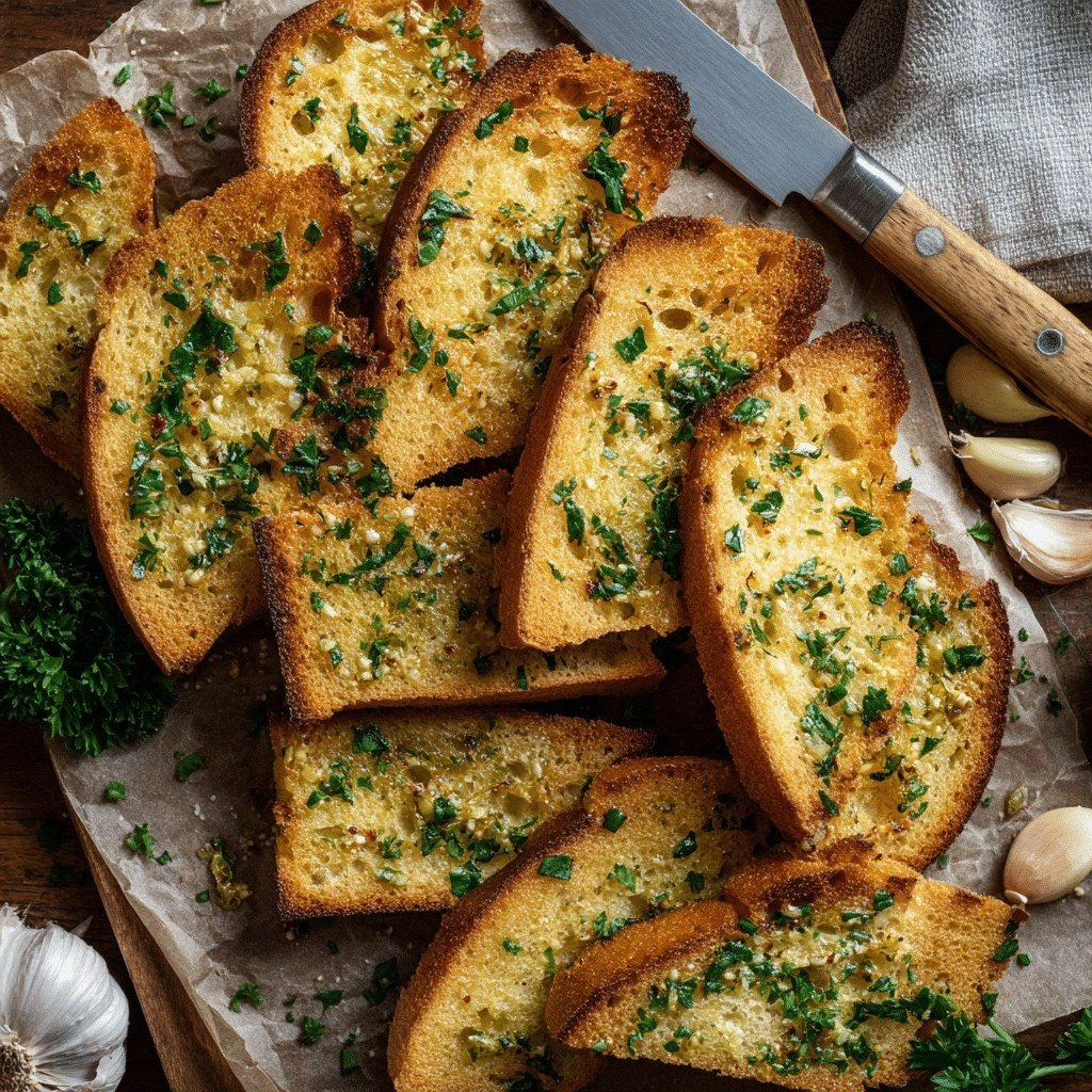 The Best Garlic Bread You’ll E