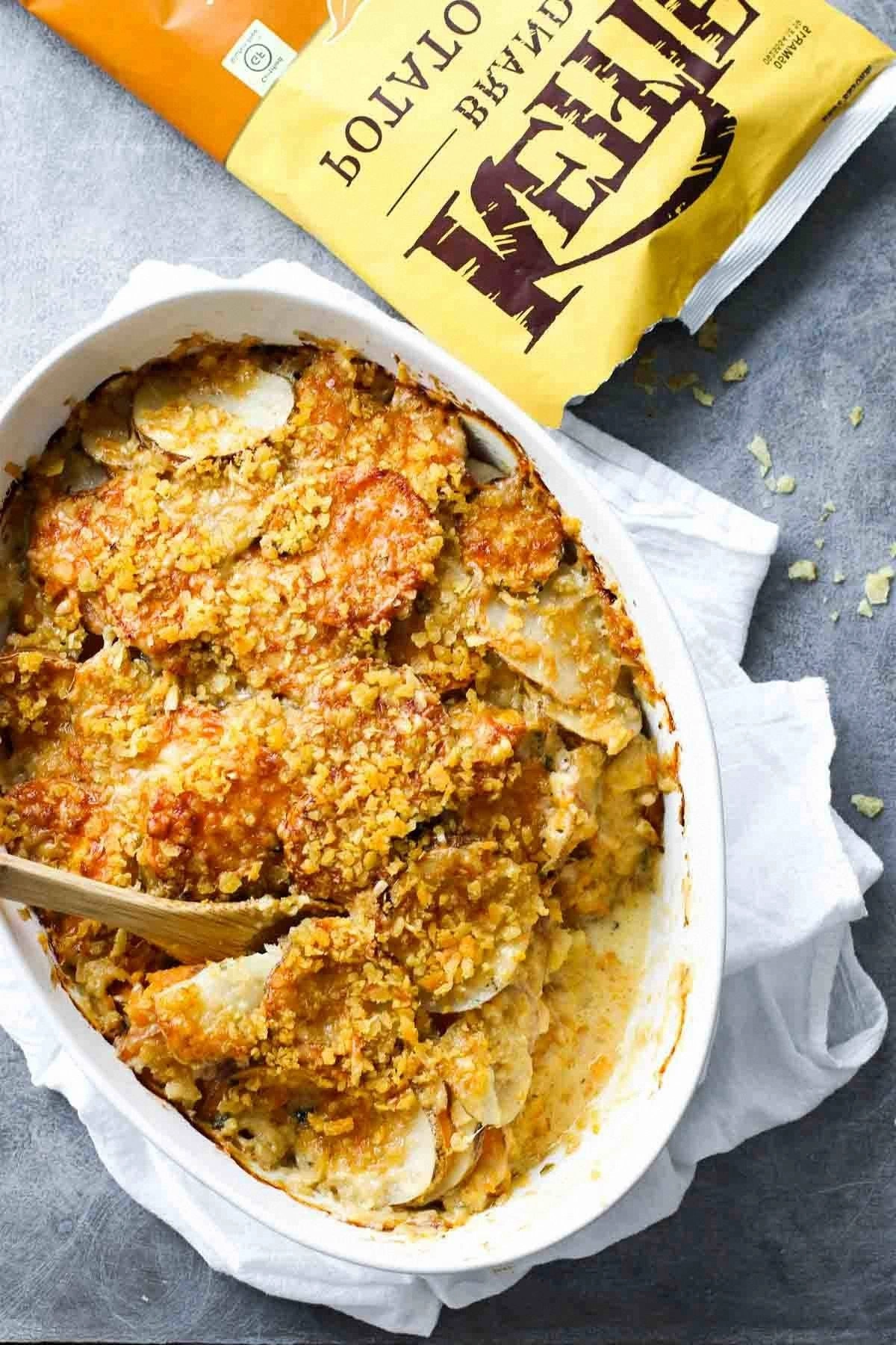 The Best Garlic Herb Cheesy Po
