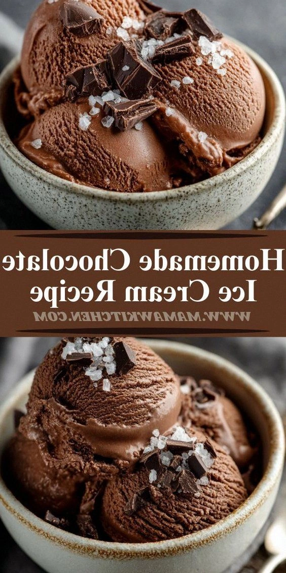 The Best Homemade Chocolate Ic