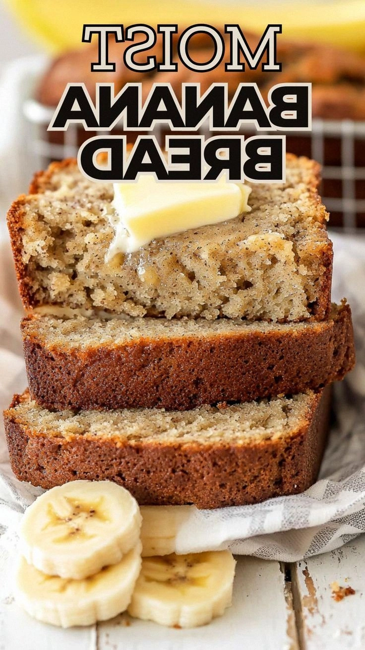 The Best Moist Banana Bread Re