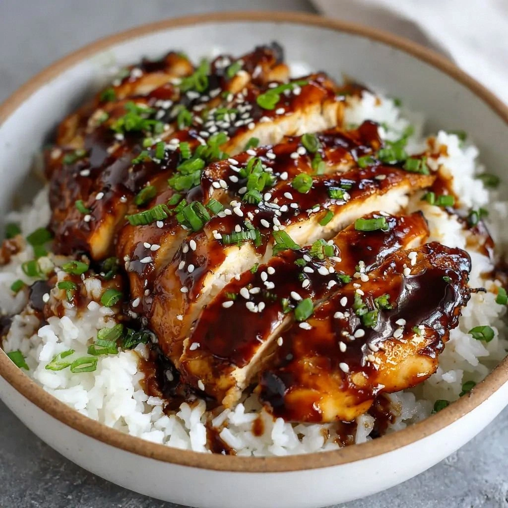 The Best Teriyaki Chicken Rice