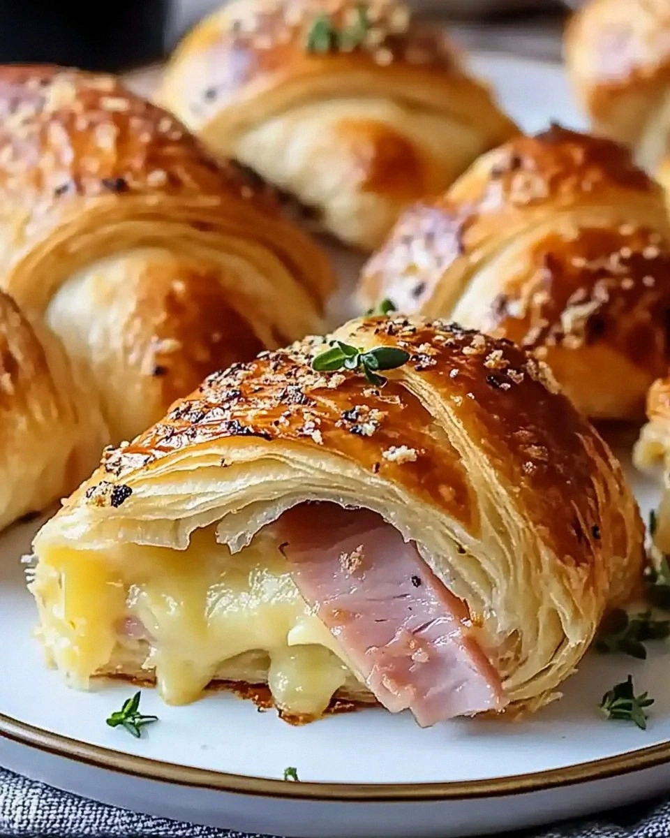 The Comfort of Baked Ham and Cheese Croissants: A Warm Hug in Every Bite
