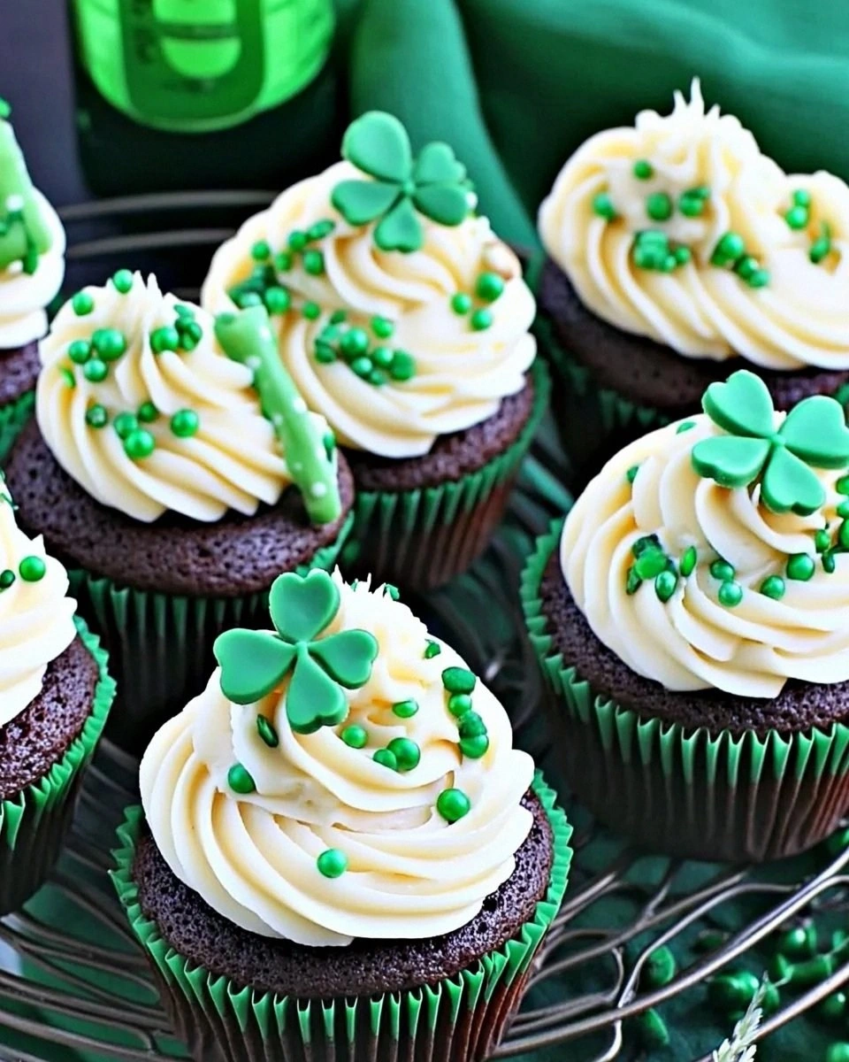 The Magic of Irish Cream Chocolate Cupcakes