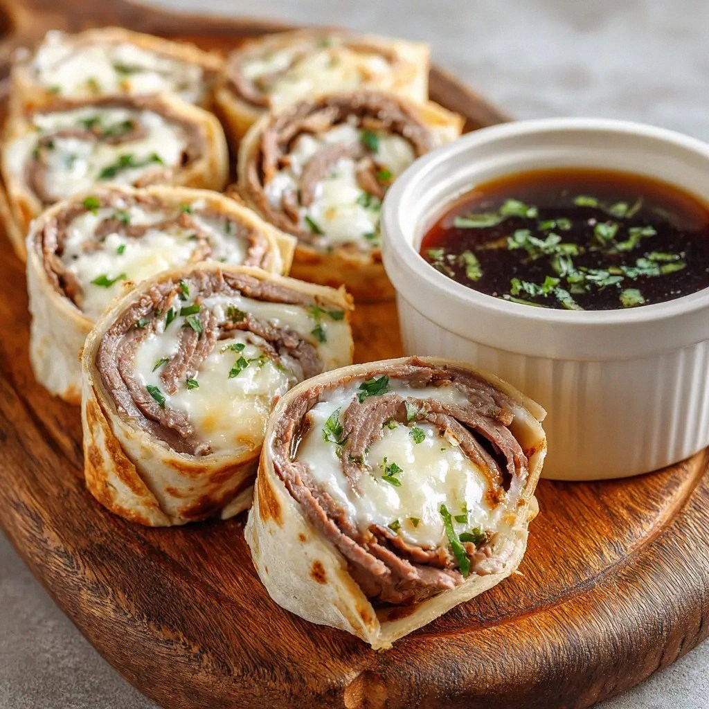 The Ultimate French Dip Tortil