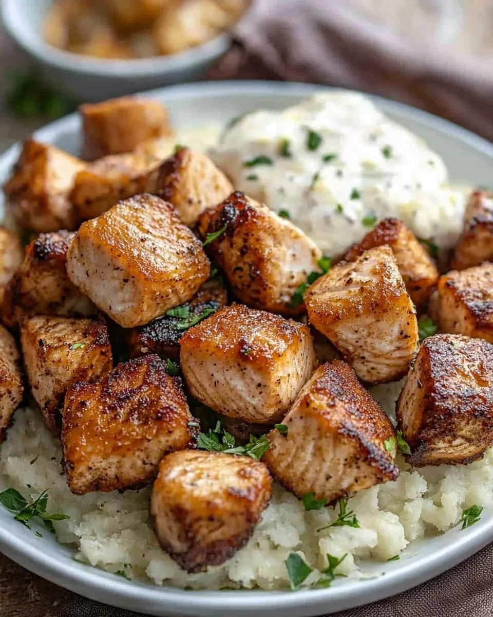 The Ultimate Guide to Air Fryer Salmon Bites with Garlic Cream Sauce