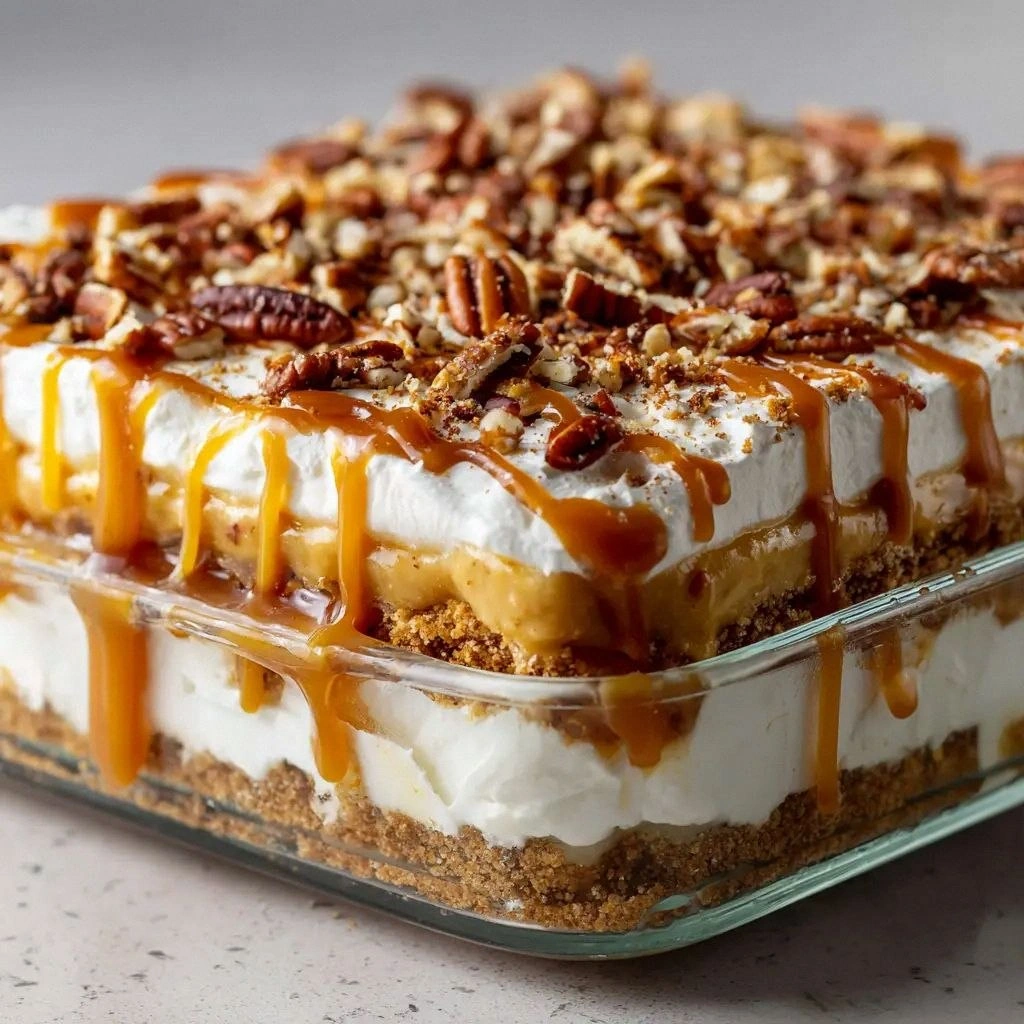 The Ultimate Pecan Pie Lasagna