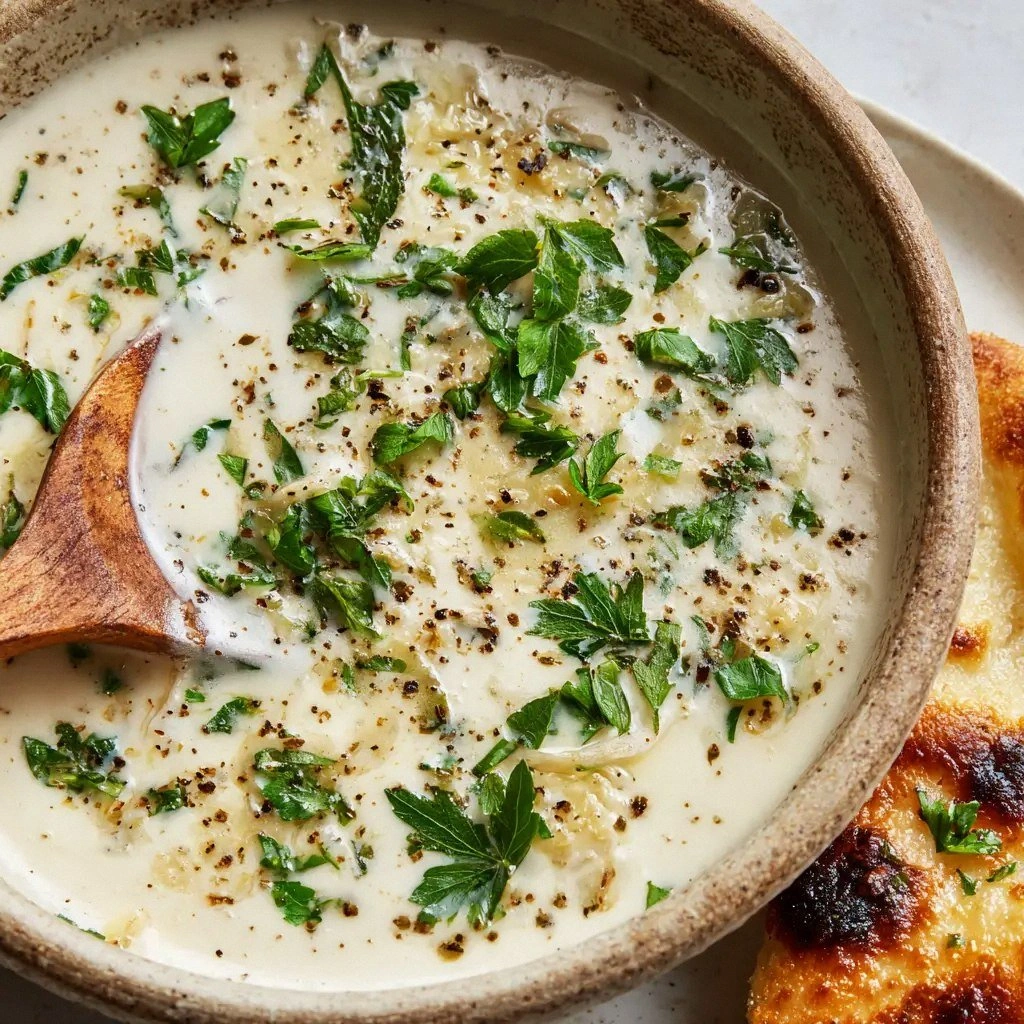 The Ultimate White Garlic Pizz