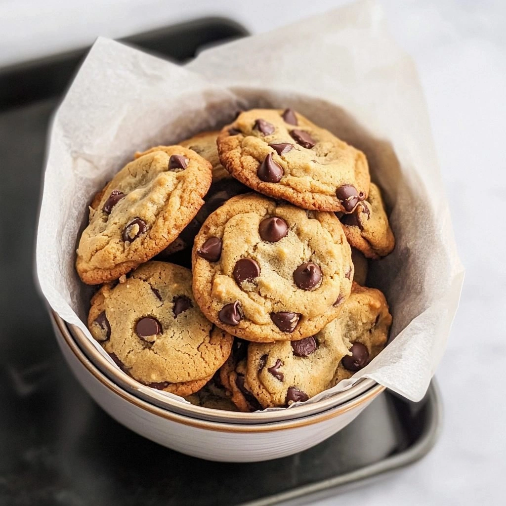 Thick Chocolate Chip Cookies