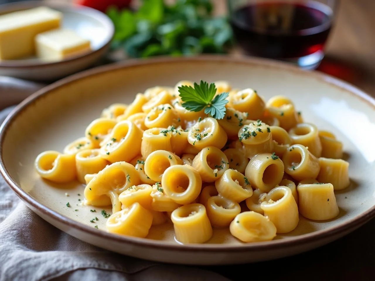 Three-Cheese Tortellini in Cream Sauce
