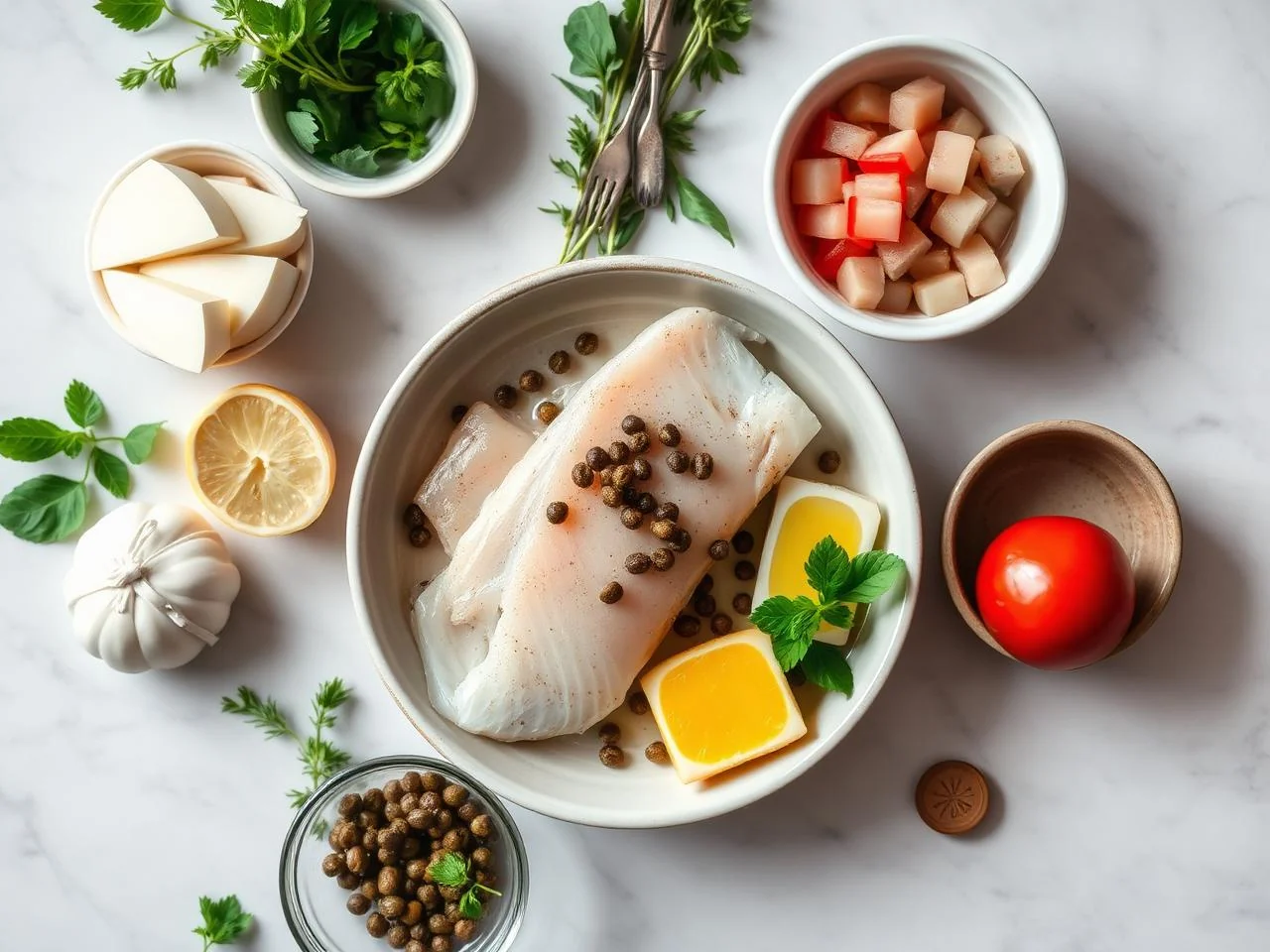 Ingredients for Tilapia With Capers