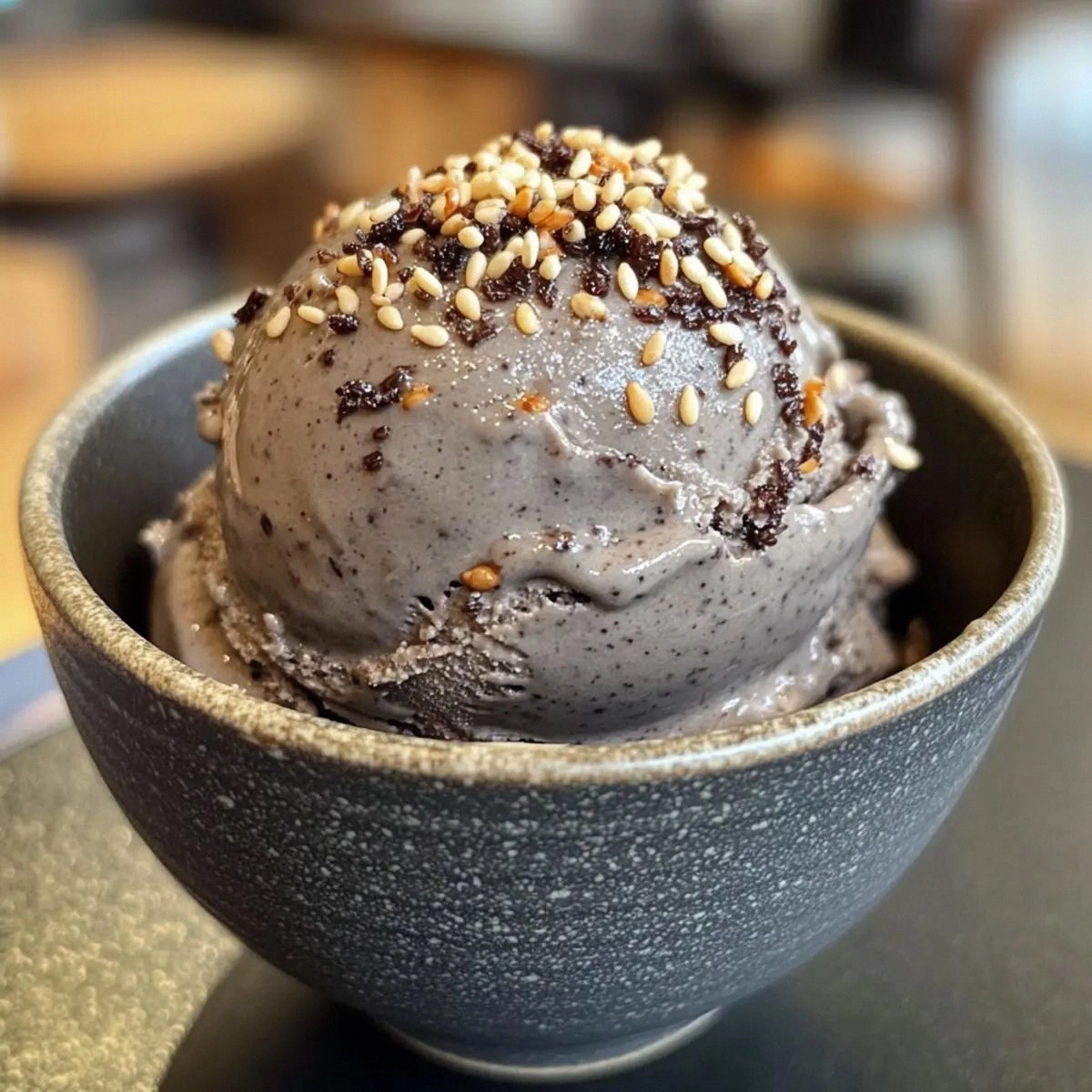 Toasted Black Sesame Ice Cream: A Creamy Summer Delight