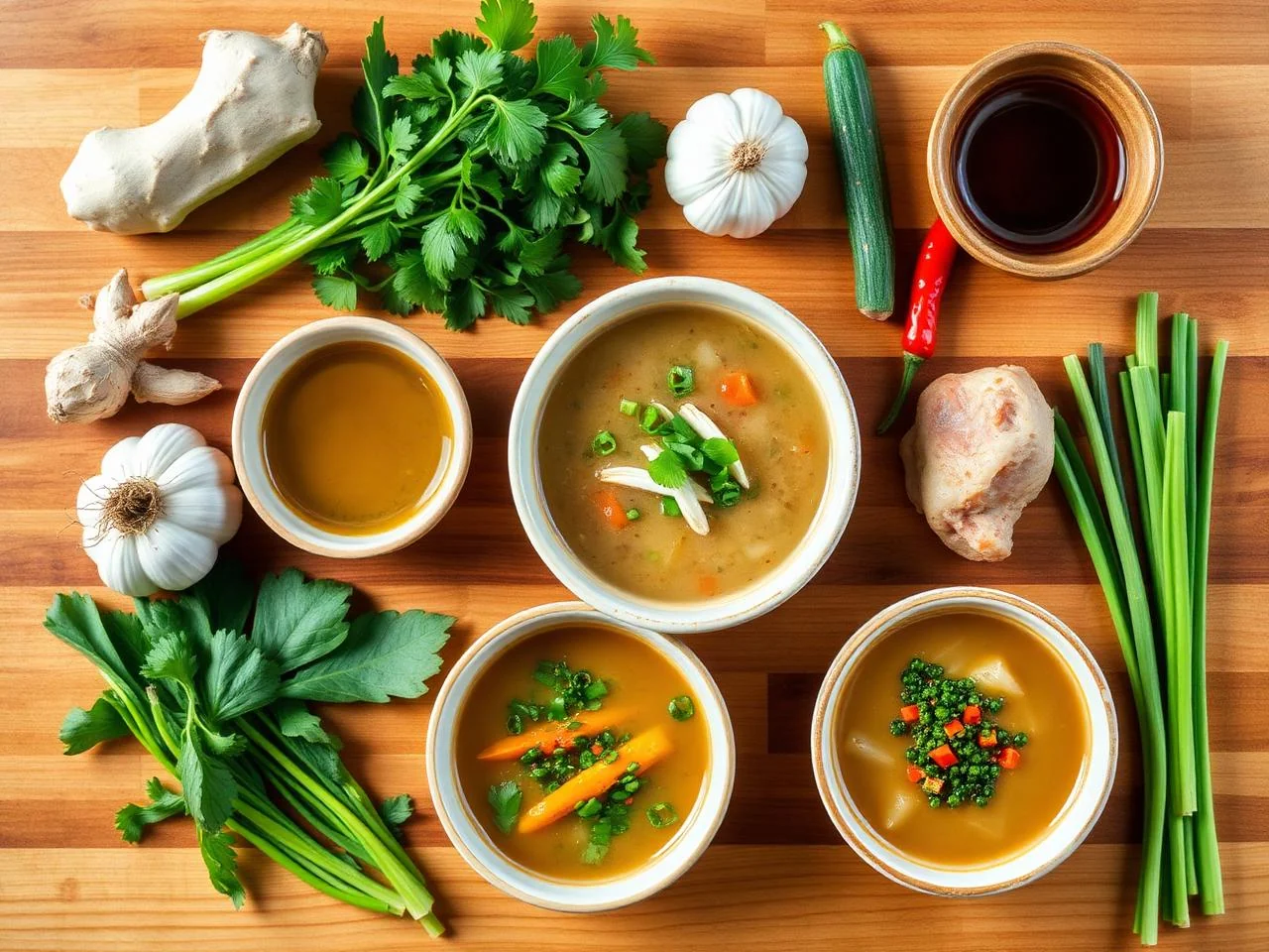 Ingredients for Tom Yum Soup