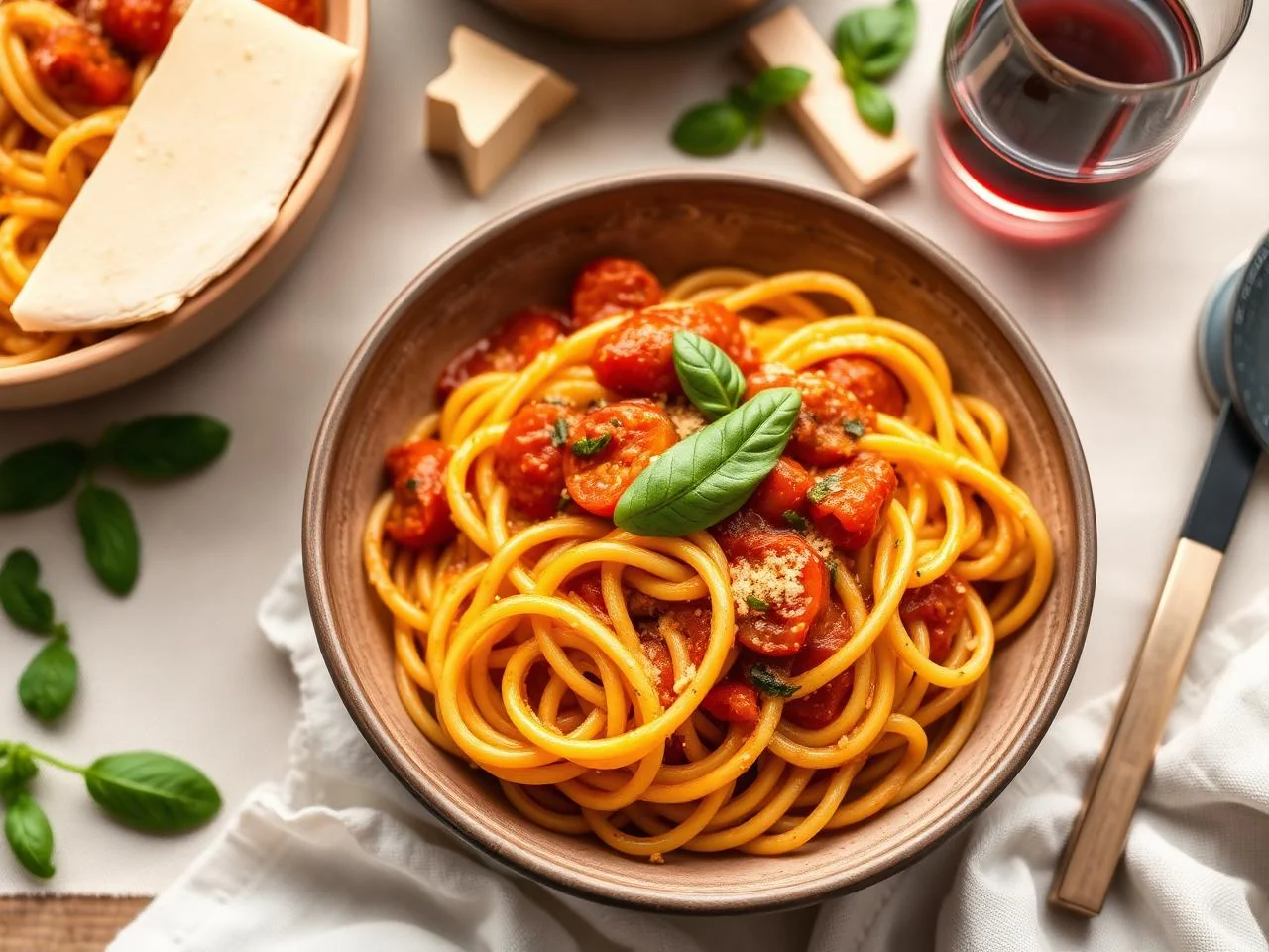 Tomato And Basil Penne