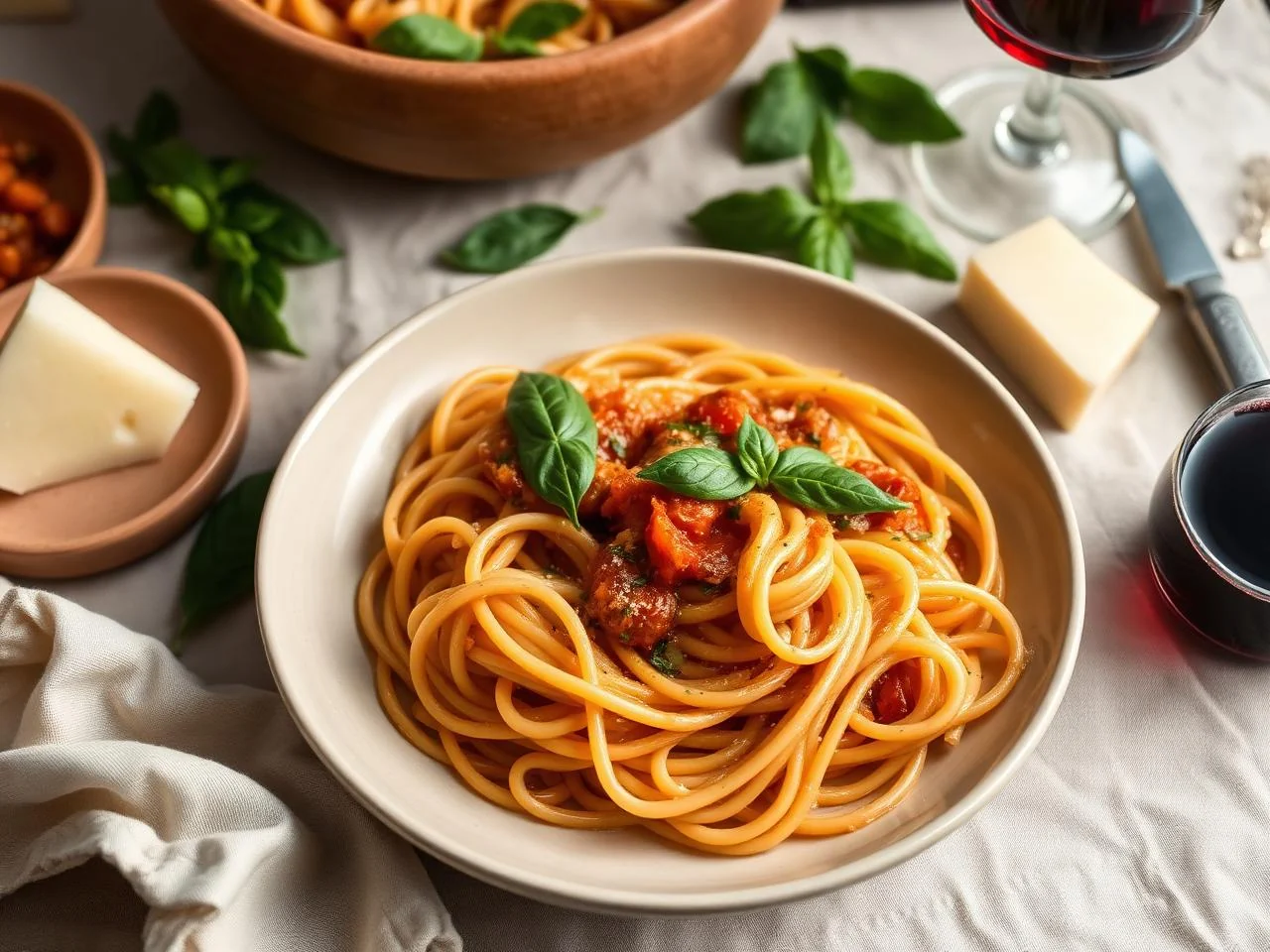 Tomato Basil Pasta
