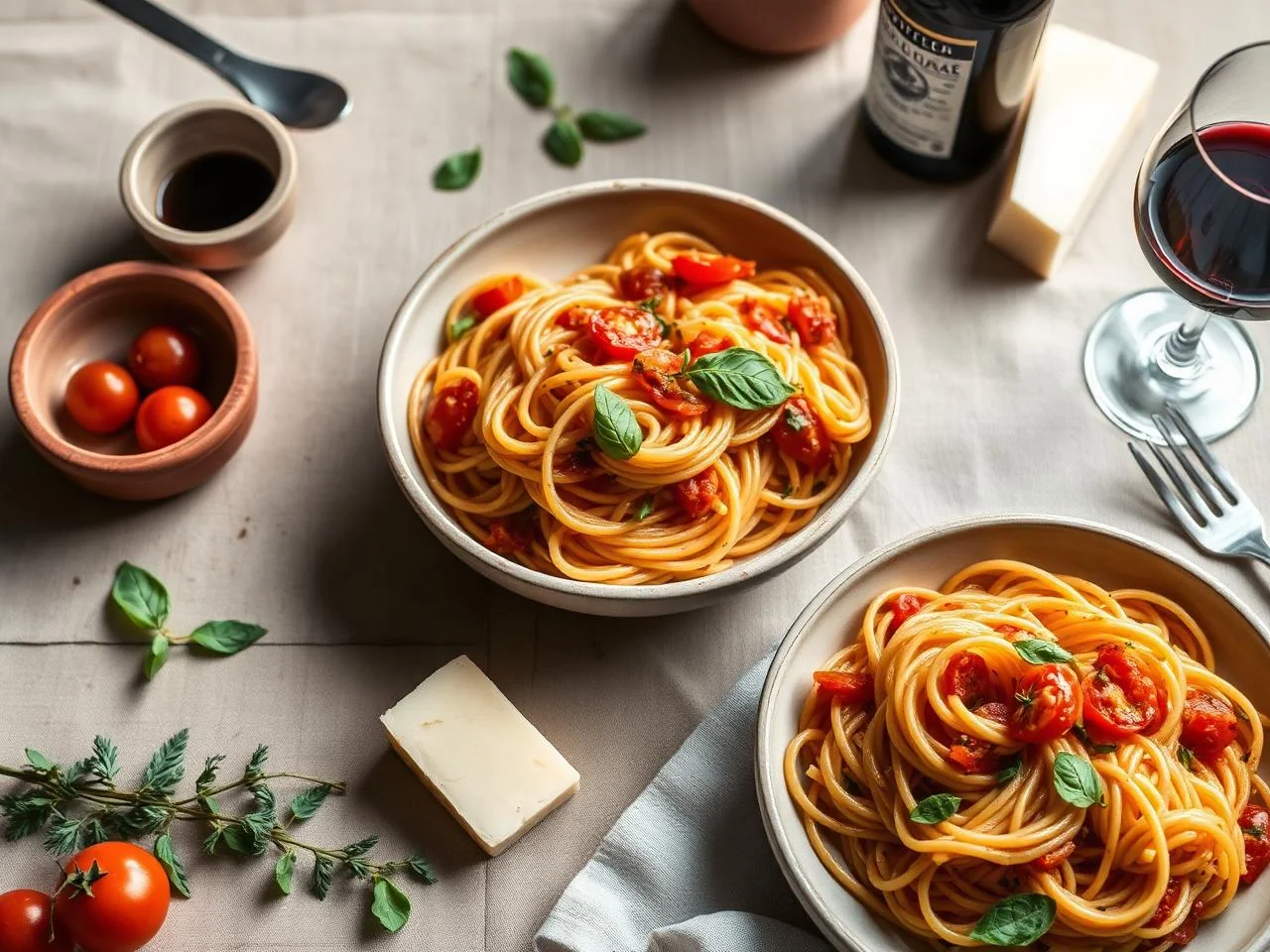 Tomato Basil Pasta Salad