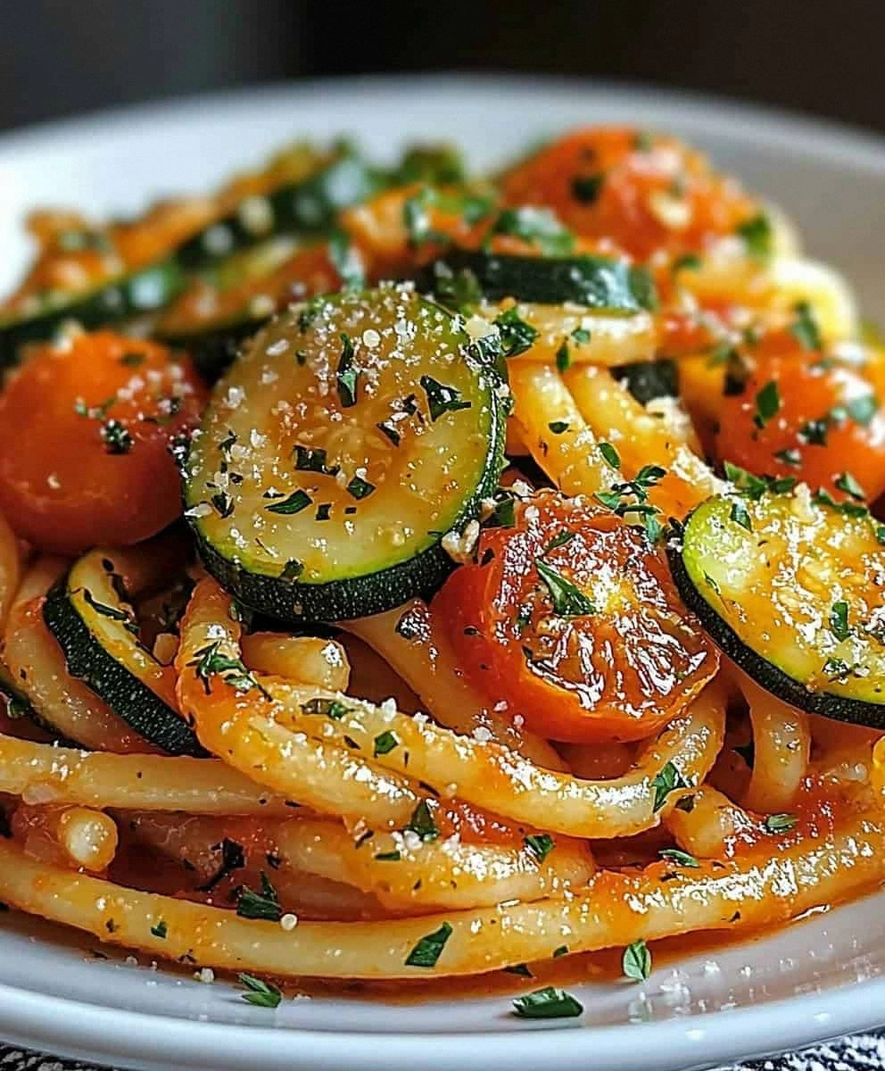 Tomato Zucchini Pasta Dish: A Delicious and Healthy Recipe to Try