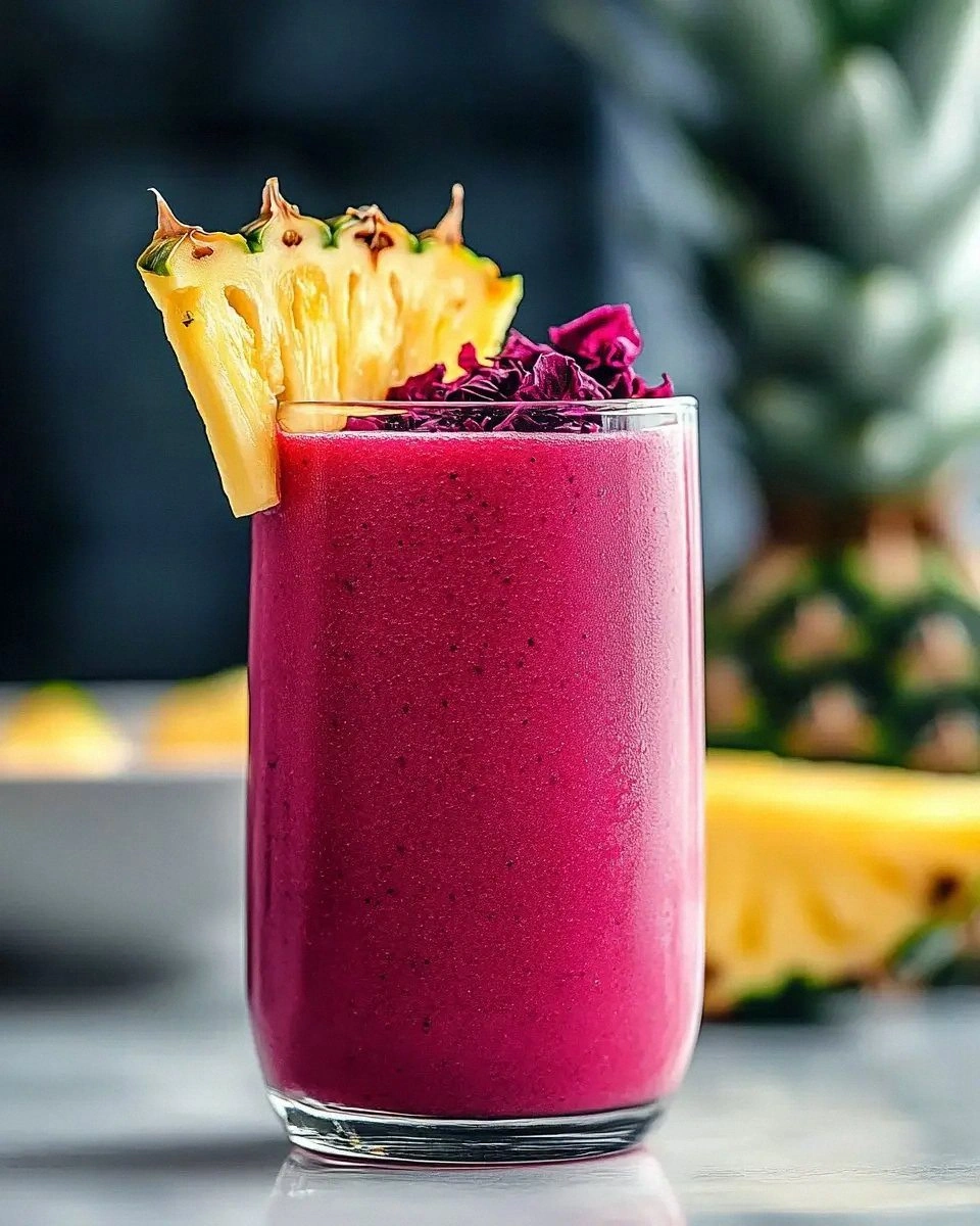 Tropical Hibiscus Pineapple Smoothie: Refresh Your Day!