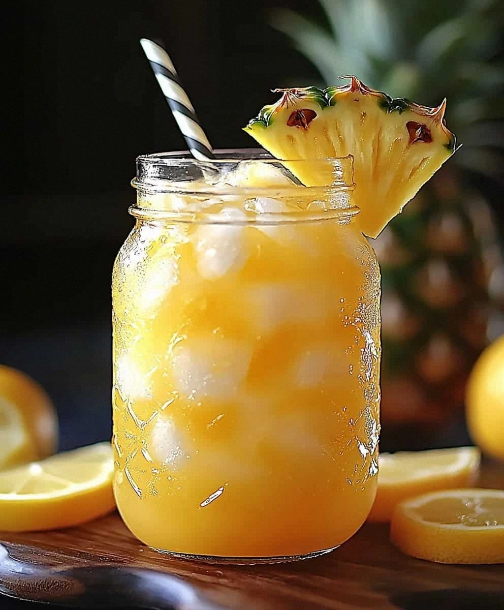 Tropical Pineapple Lemonade Punch: Refreshing Summer Drink Recipe