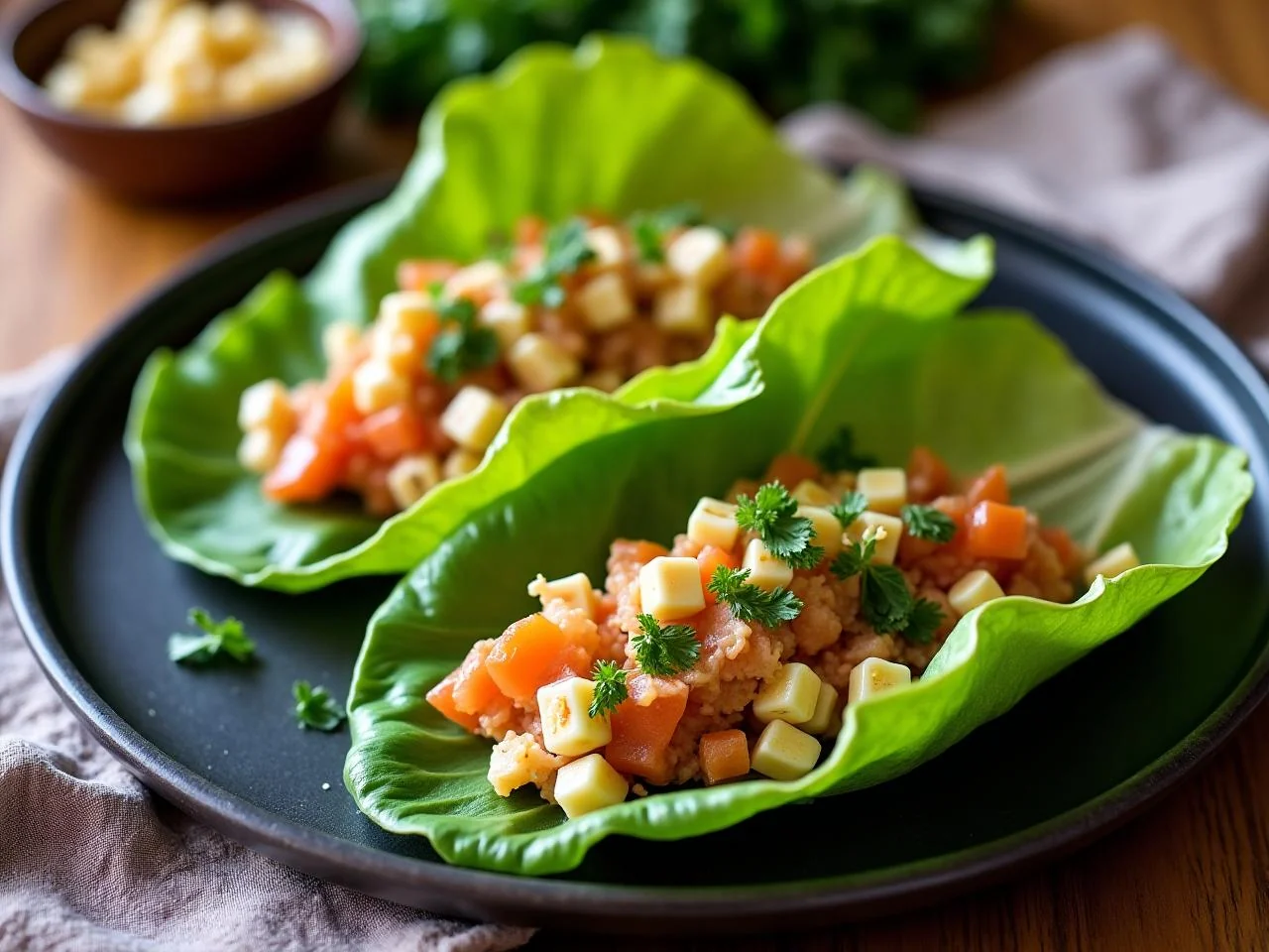 Tuna Salad Lettuce Wraps
