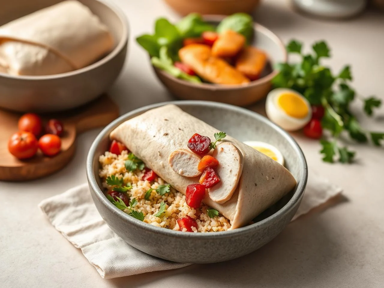 Turkey And Cranberry Wrap
