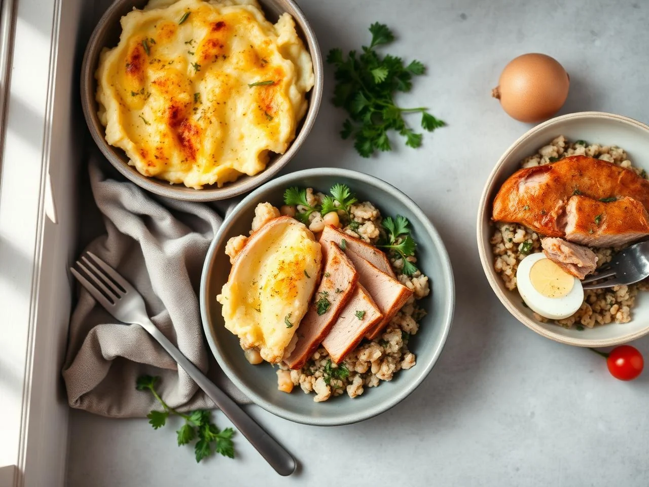 Turkey And Mashed Potato Shepherd'S Pie