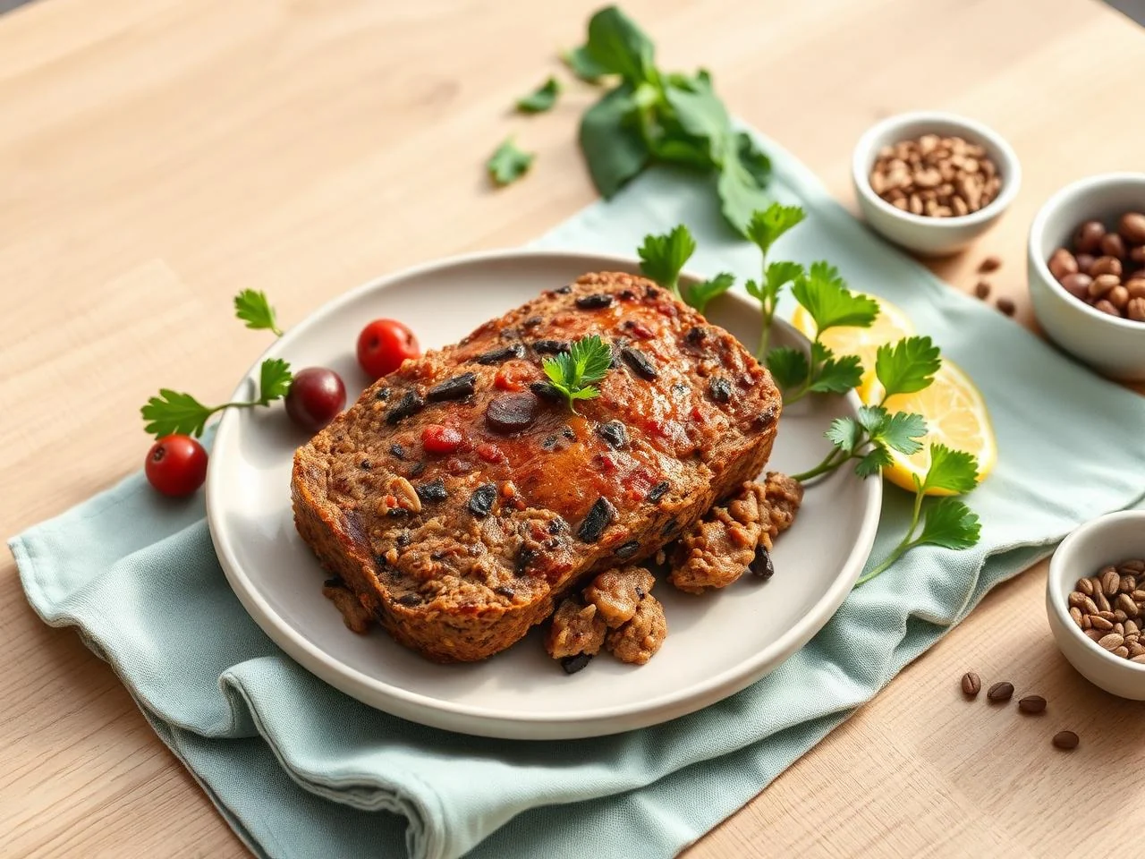 Turkey And Mushroom Meatloaf