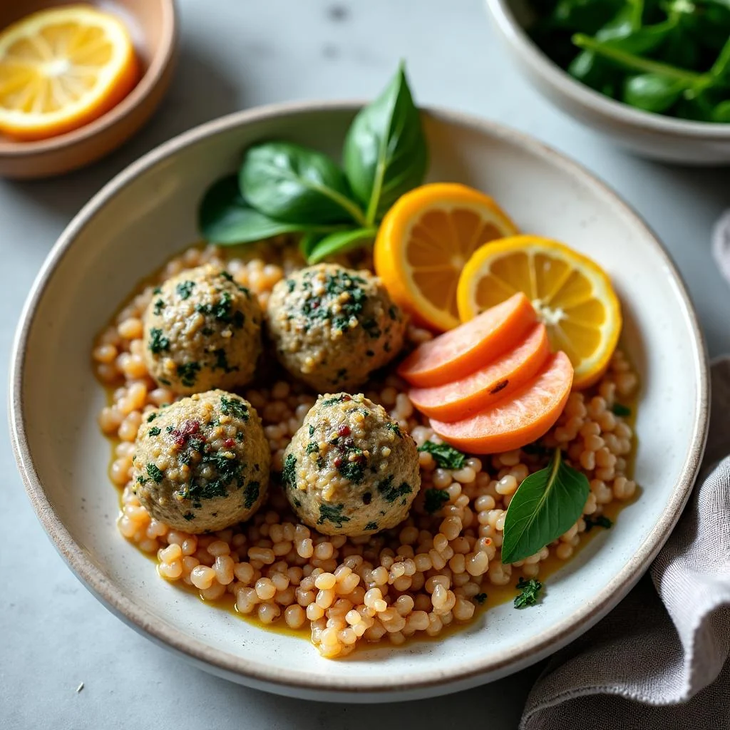 Turkey and Spinach Meatballs