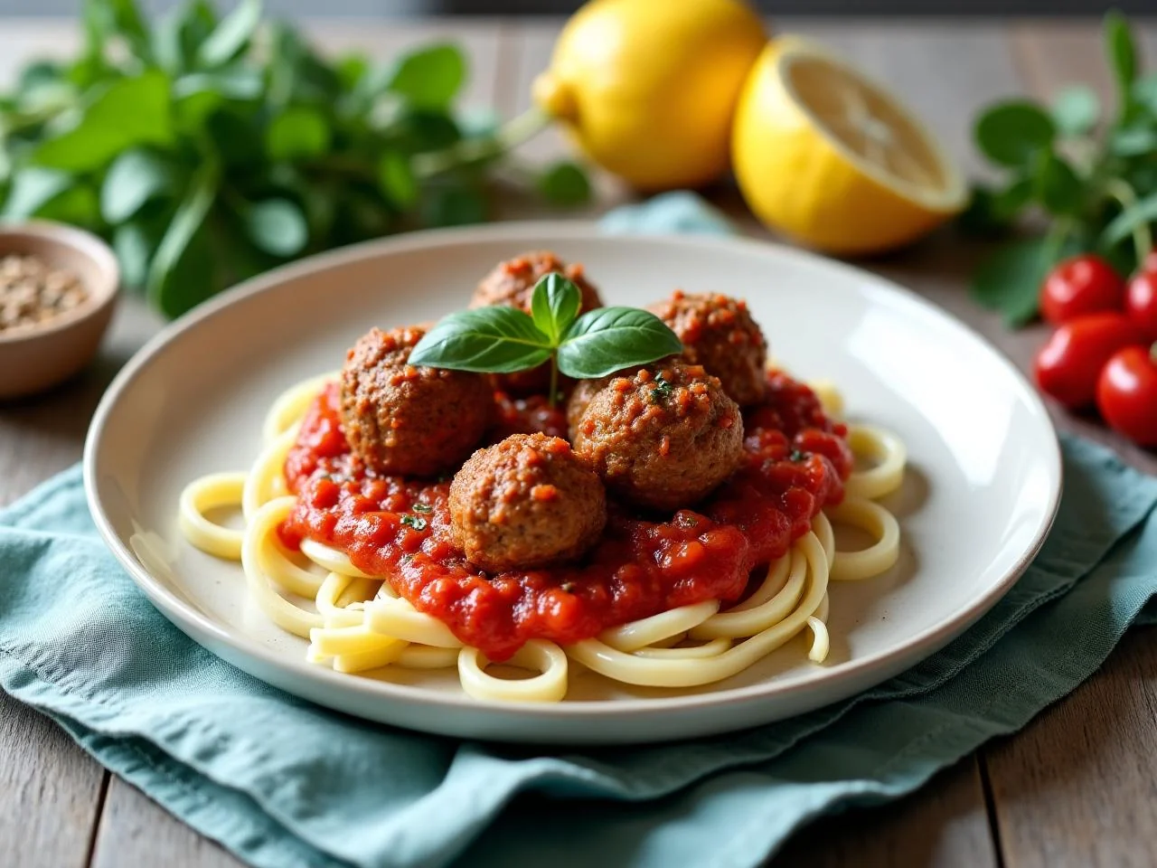 Turkey Meatballs in Marinara Sauce