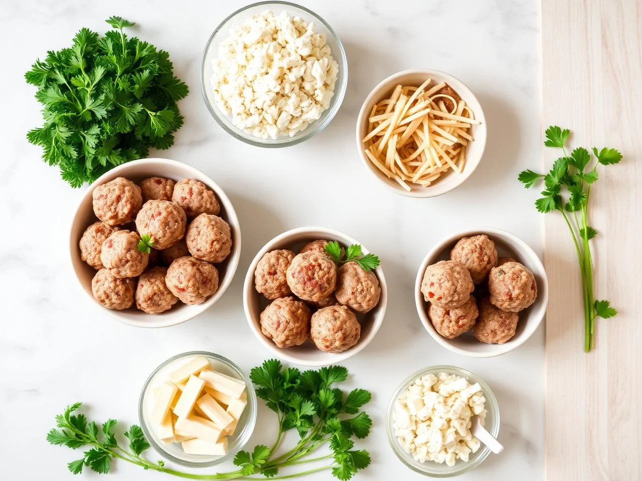 Ingredients for Turkey Meatballs