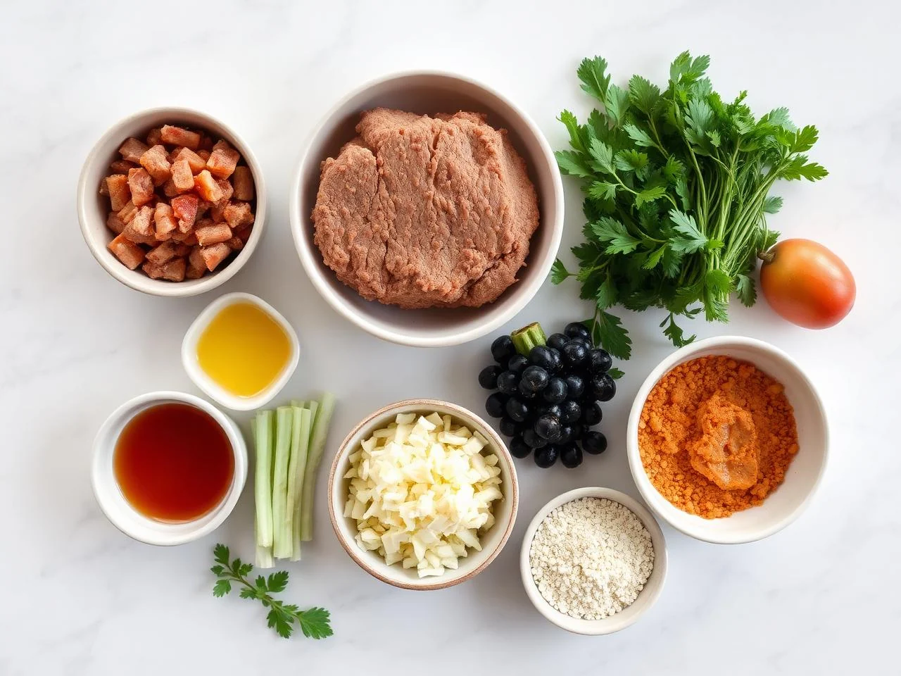 Ingredients for Turkey Meatloaf