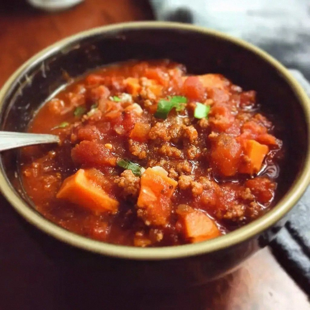 Turkey Sweet Potato Chili Reci