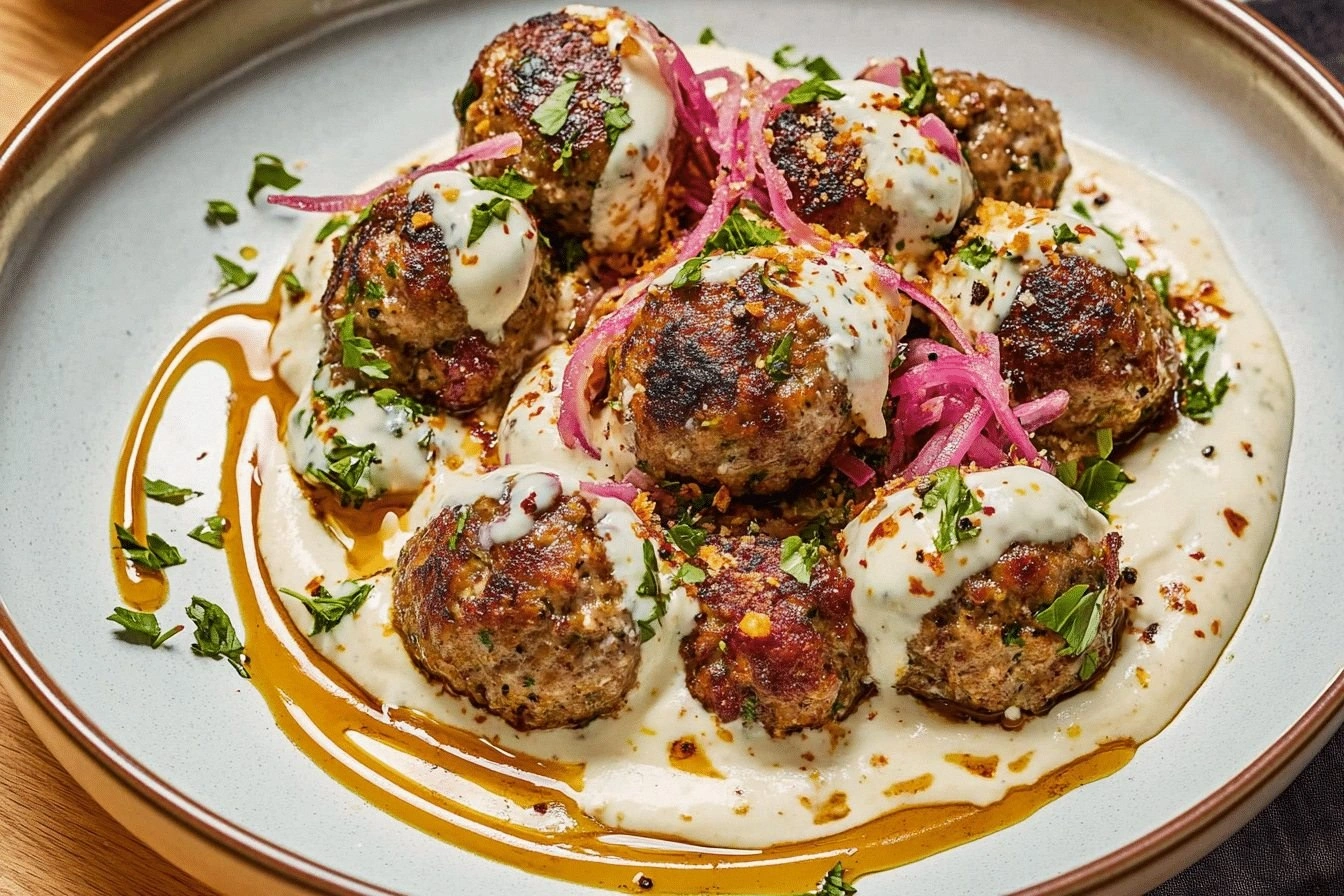 Turkish Meatballs in Yogurt Sa