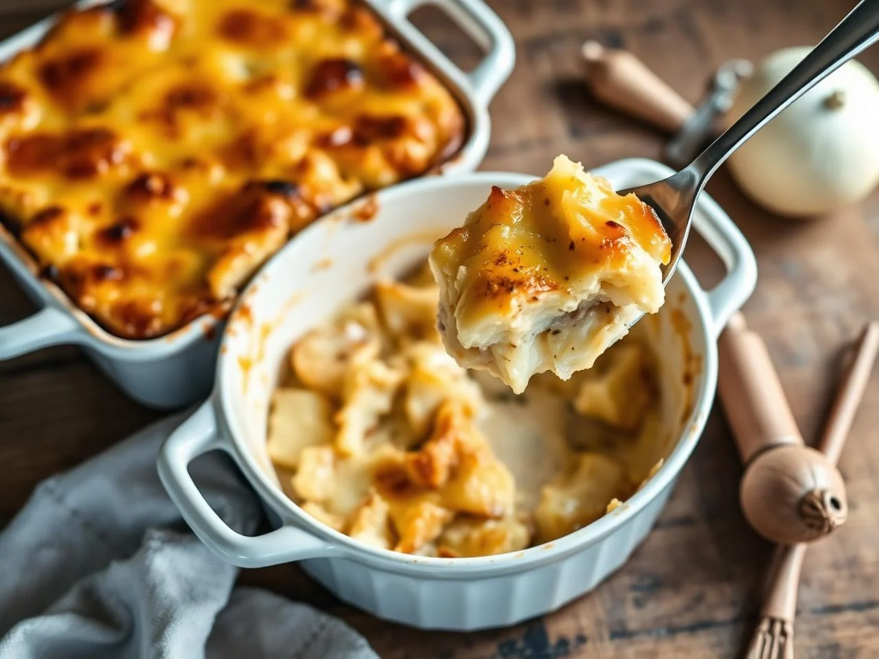 Turnip And Potato Gratin
