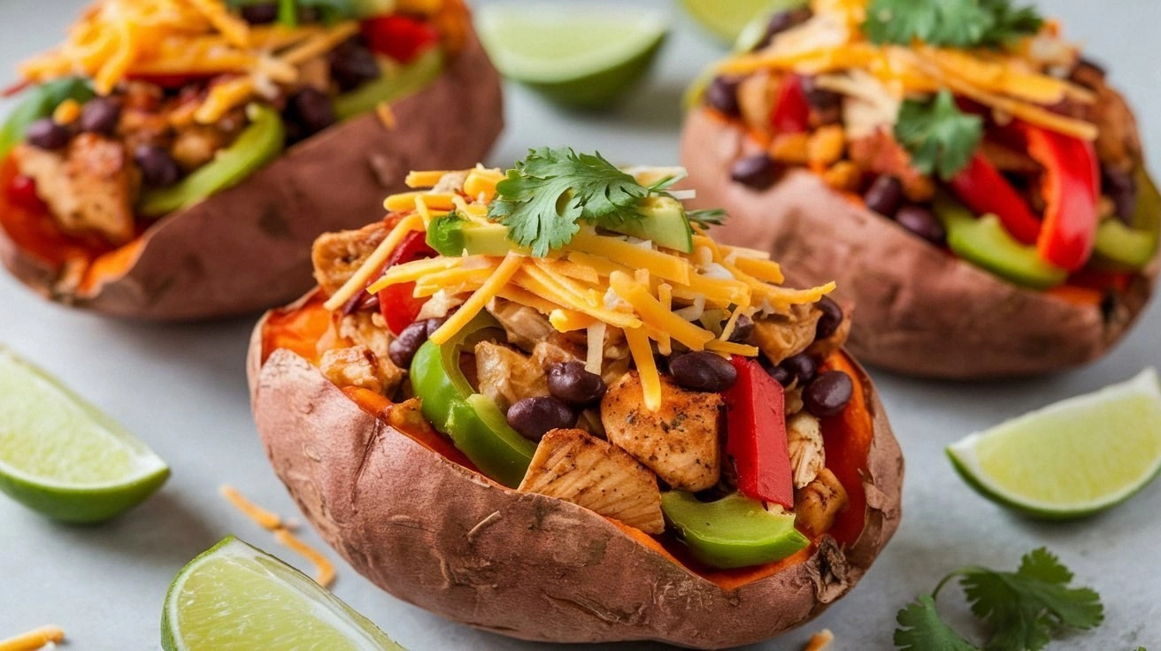 Twice Baked Chicken Fajita Swe