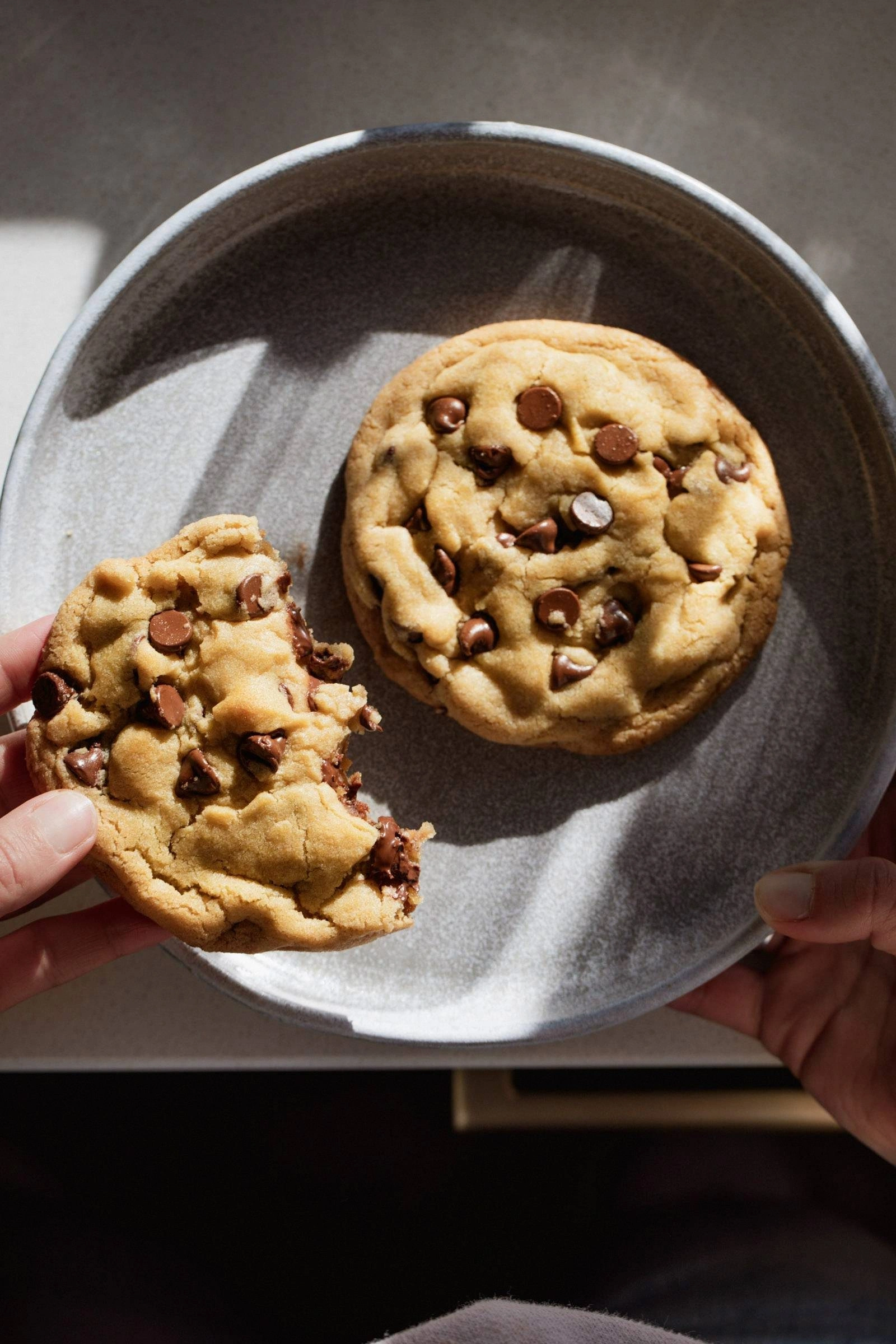 Two Huge Chocolate Chip Cookie
