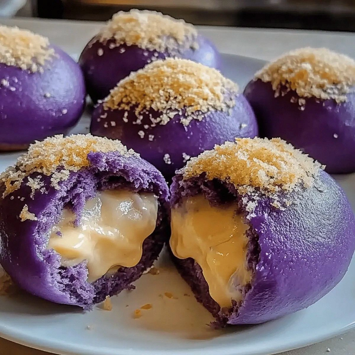 Ube Cheese Pandesal: Soft, Creamy Hits of Filipino Bliss