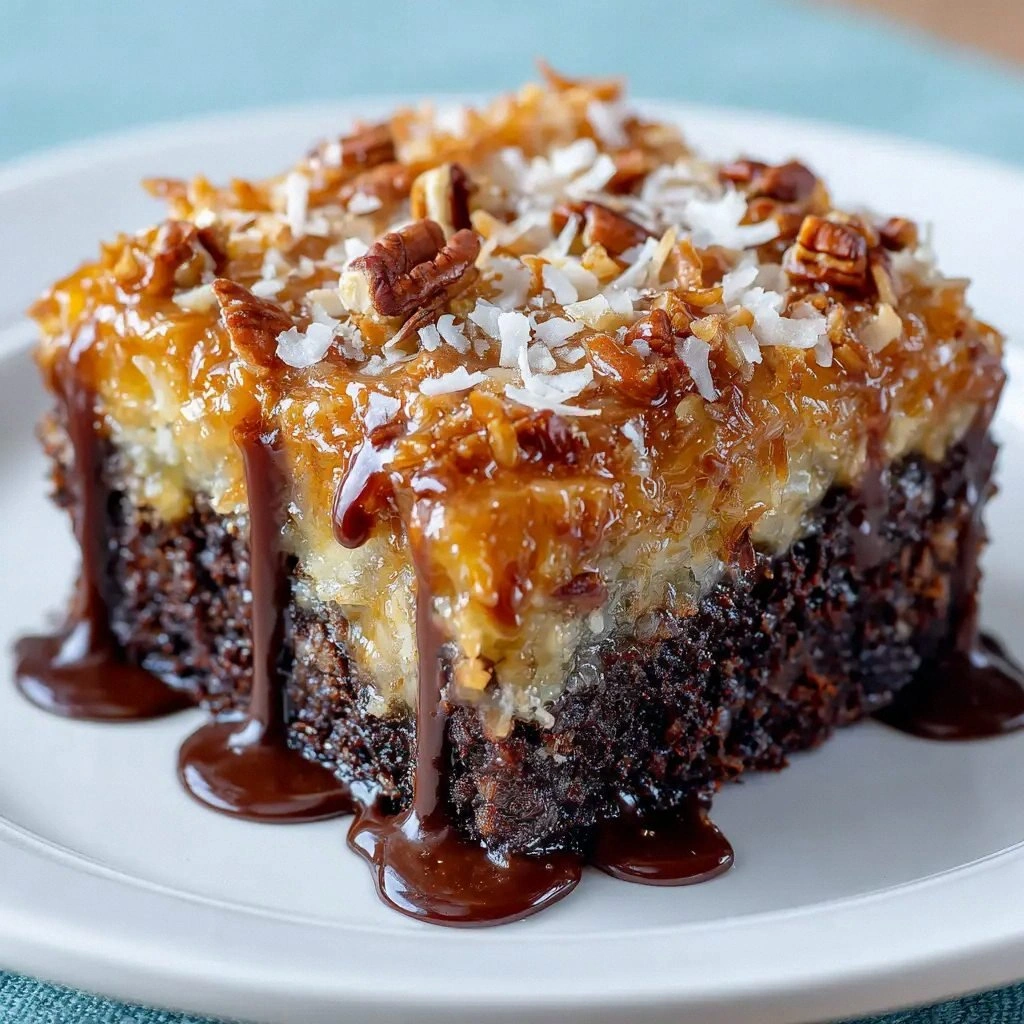 Ultimate German Chocolate Poke