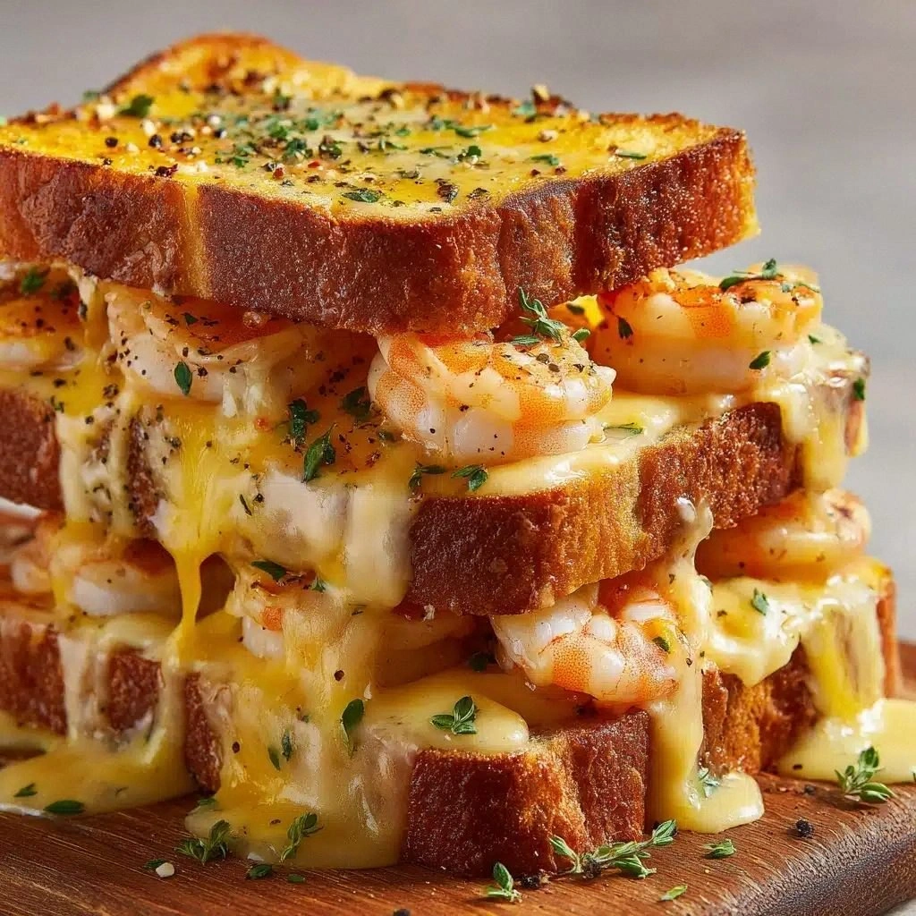 Ultimate Shrimp and Cheese Toa