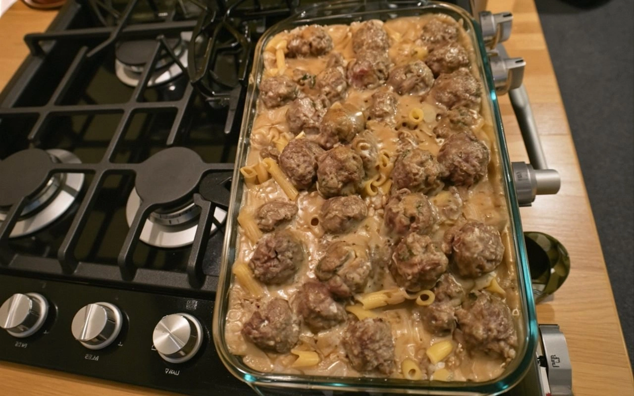 Ultimate Swedish Meatball Nood
