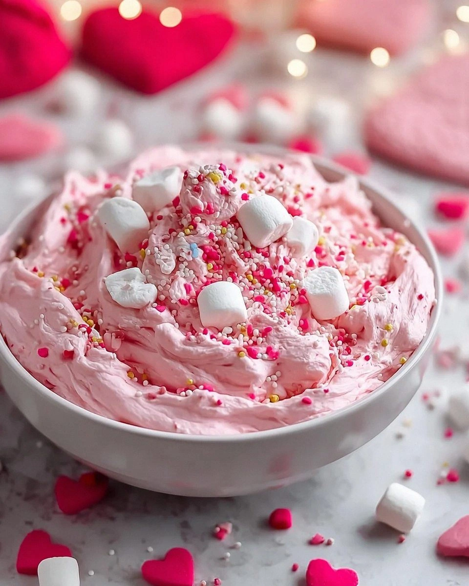 Valentine’s Day Strawberry Cake Mix Fluff for Sweet Moments