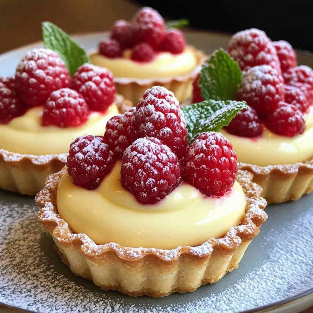 Vanilla Cream Raspberry Tarts: A Delicious & Easy Recipe