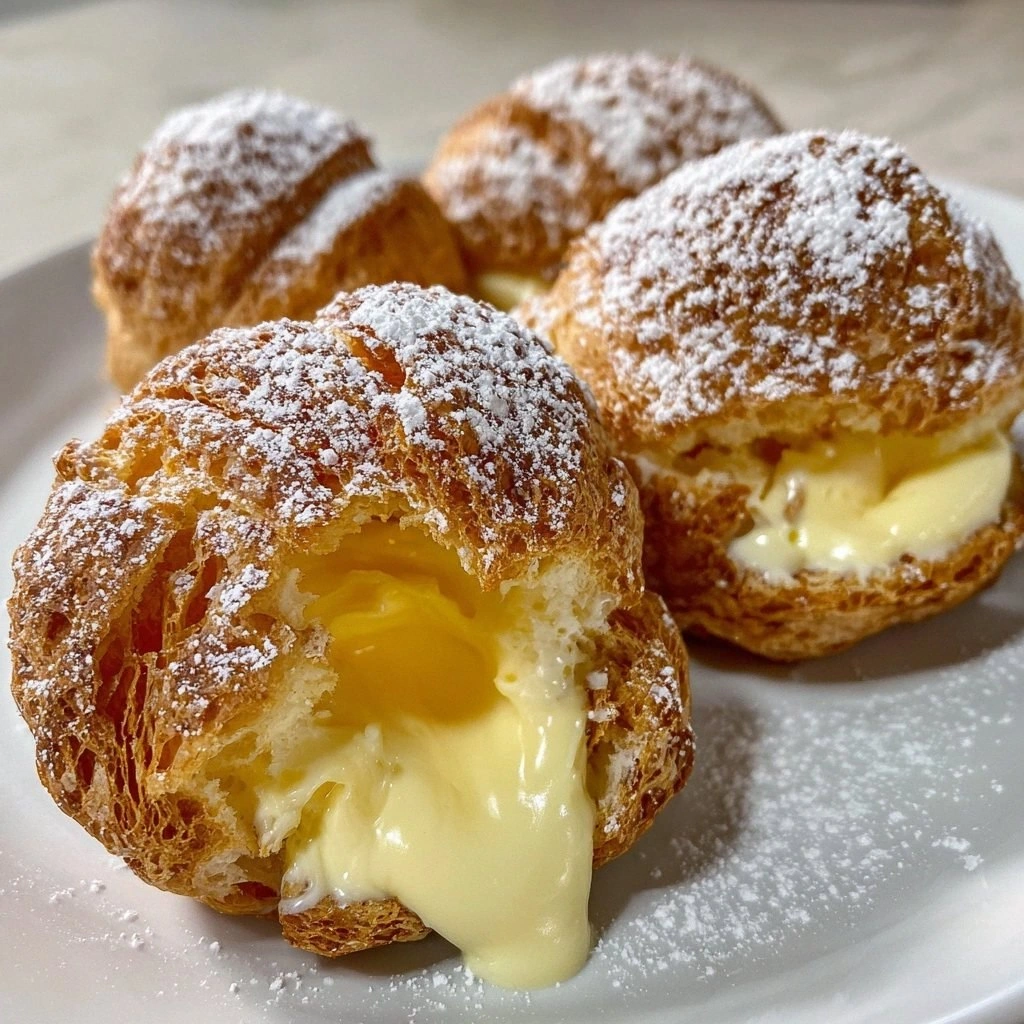 Vanilla Custard Cannoncini