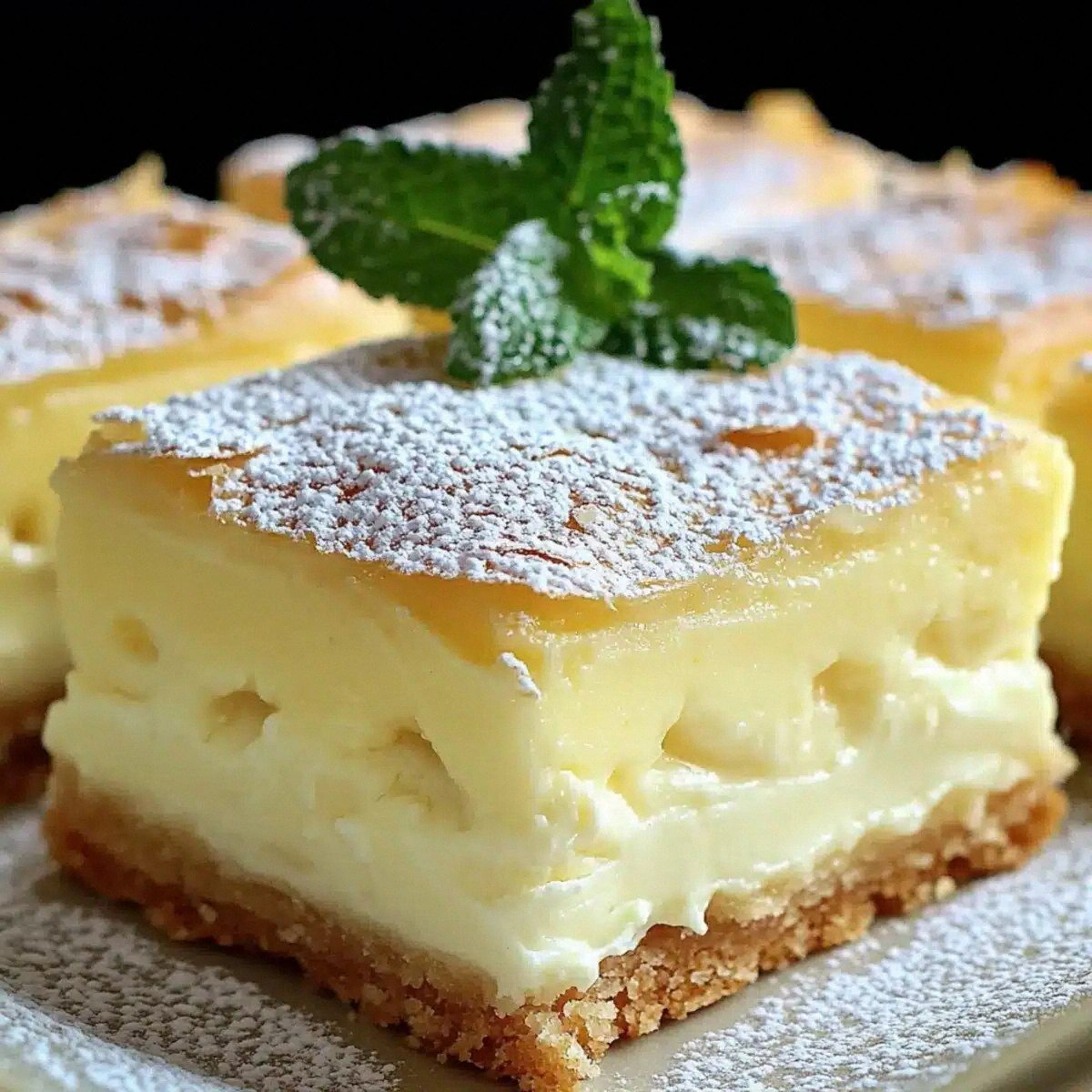 Vanilla Custard Cream Squares That Melt in Your Mouth